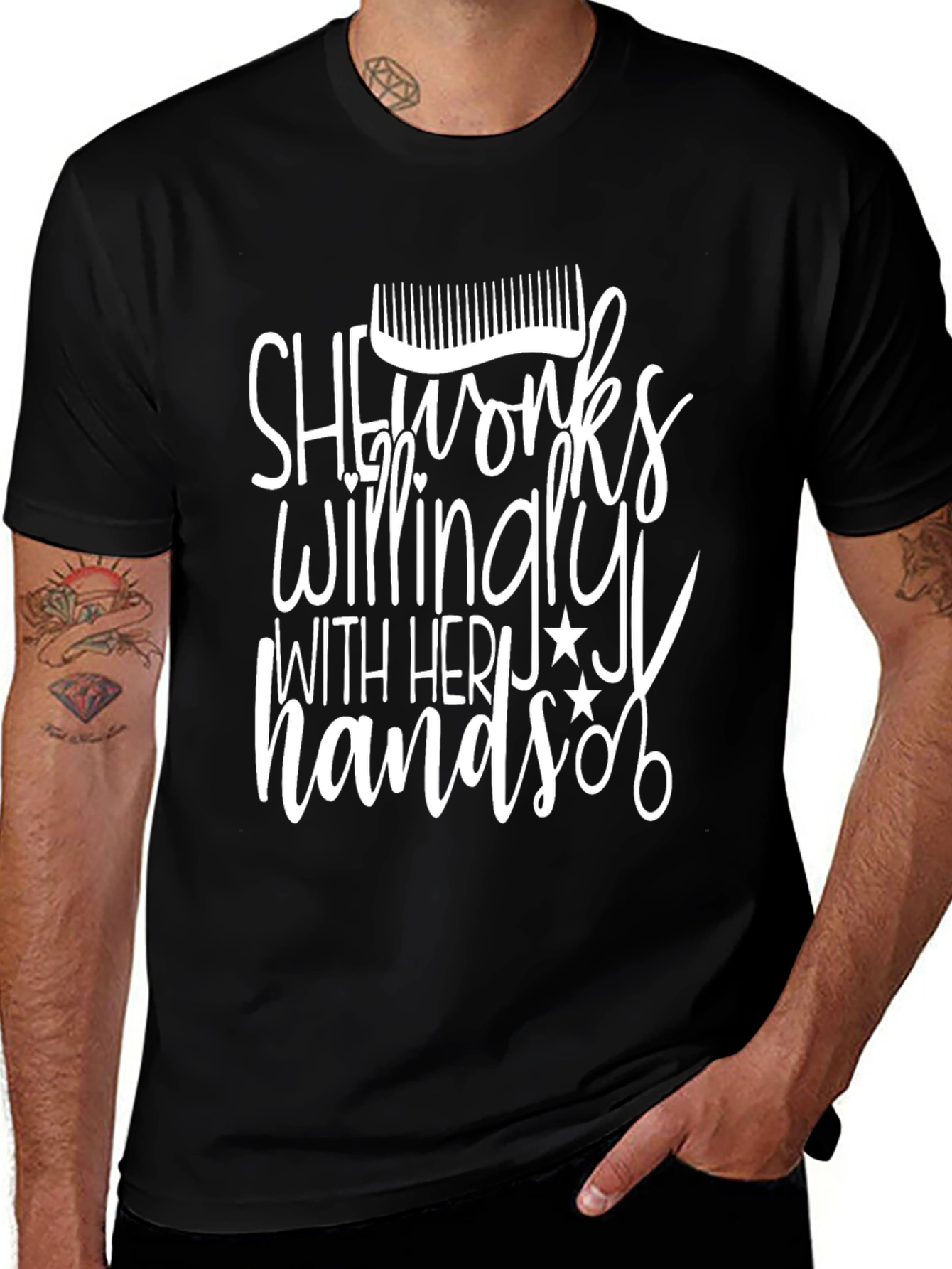 She Works Willingly T-Shirt