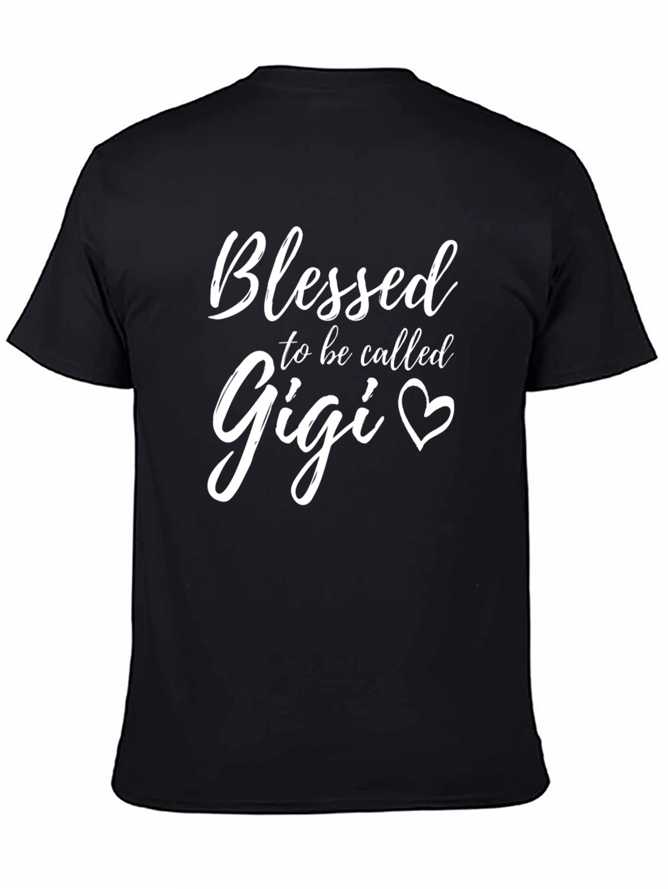 Blessed Gigi Graphic Tee - Black