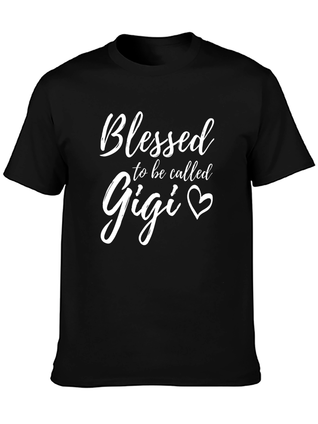 Blessed Gigi Graphic Tee - Black