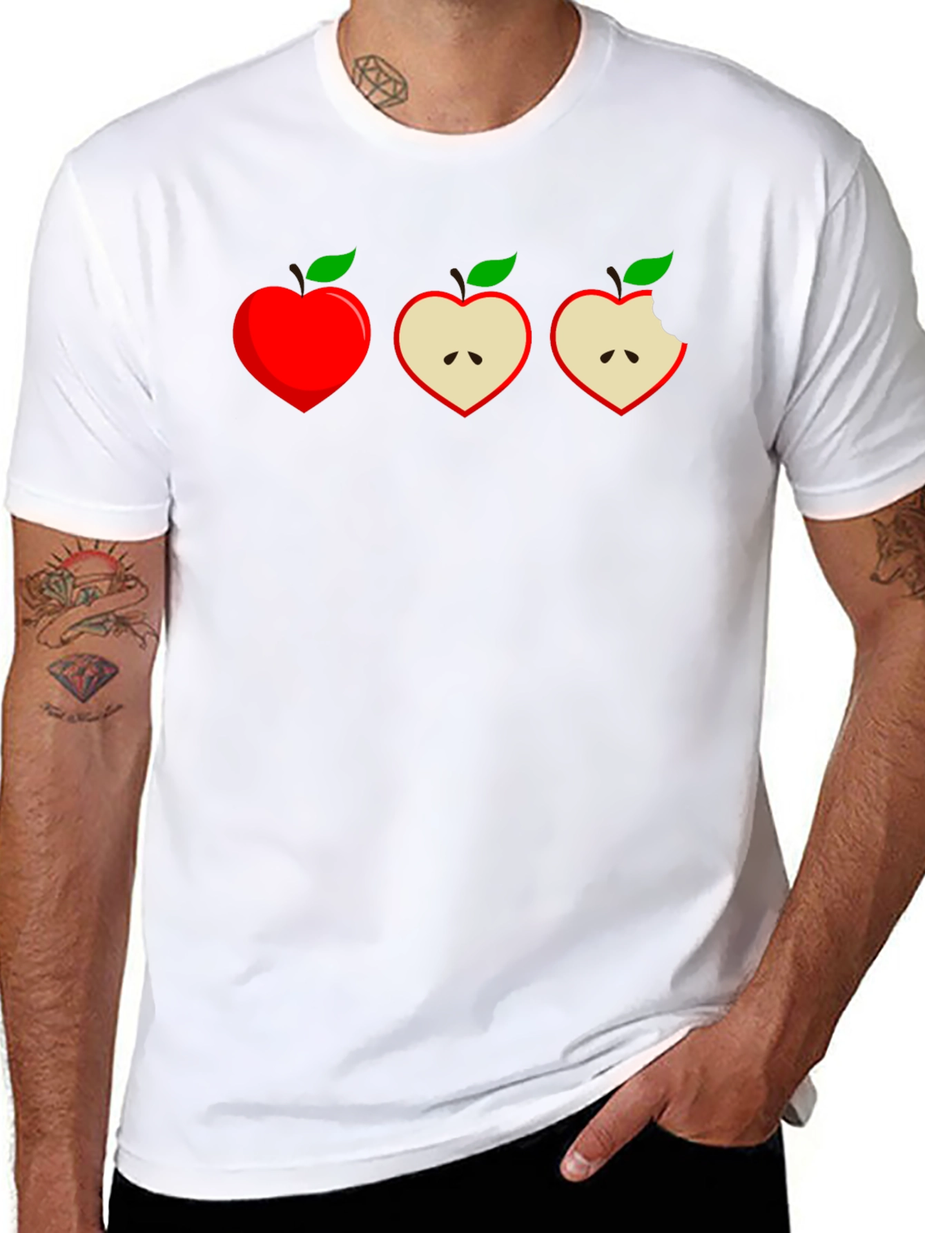 Apple Evolution Graphic T-Shirt