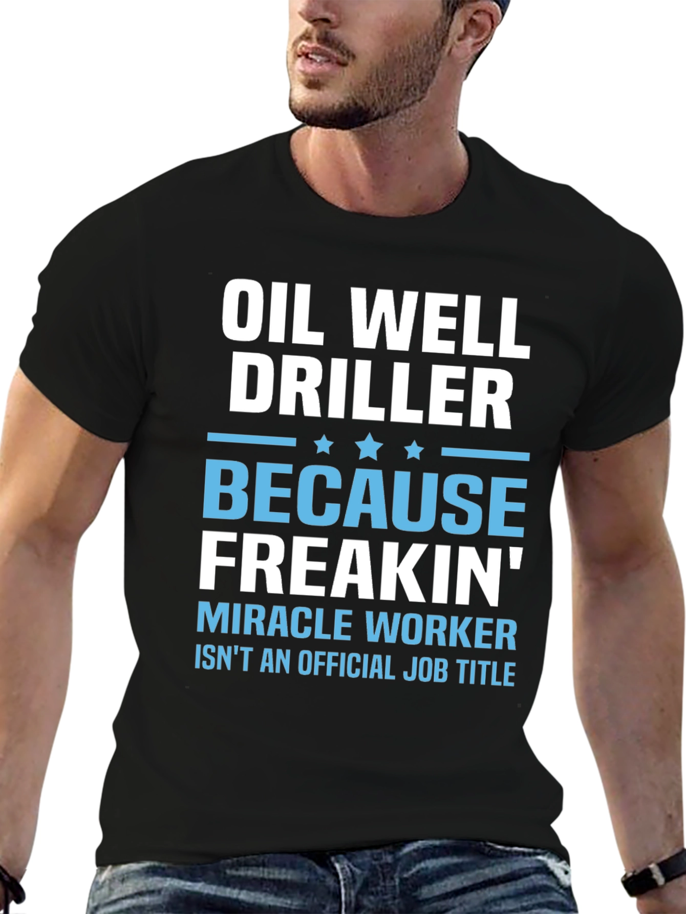 Oil Well Driller Graphic Tee
