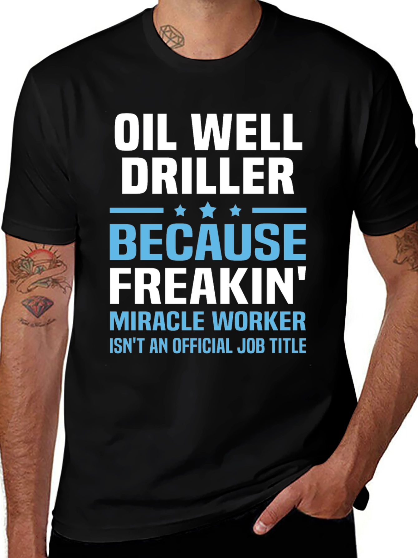 Oil Well Driller Graphic Tee