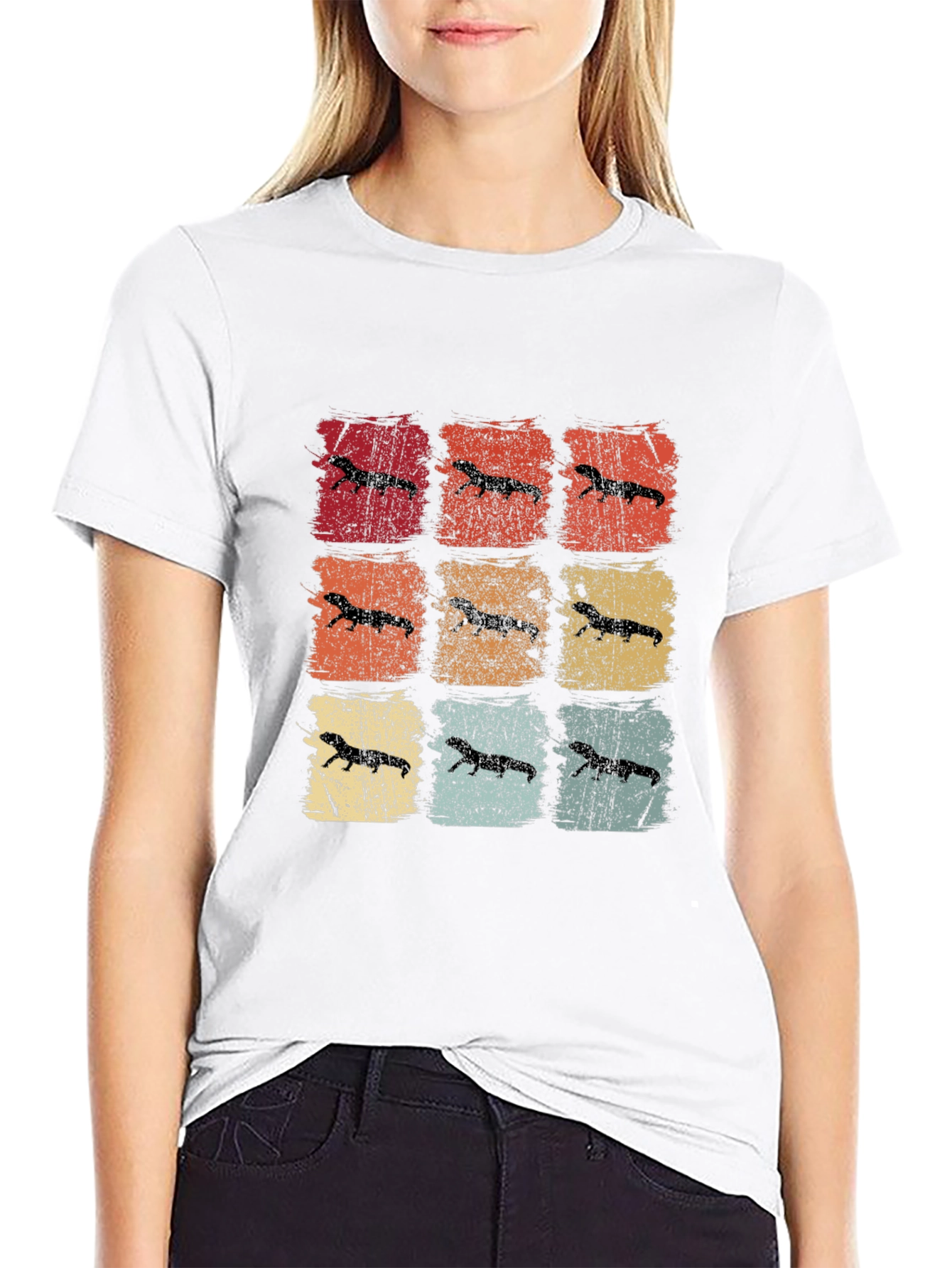 Retro Ferret Graphic T-Shirt - Unisex