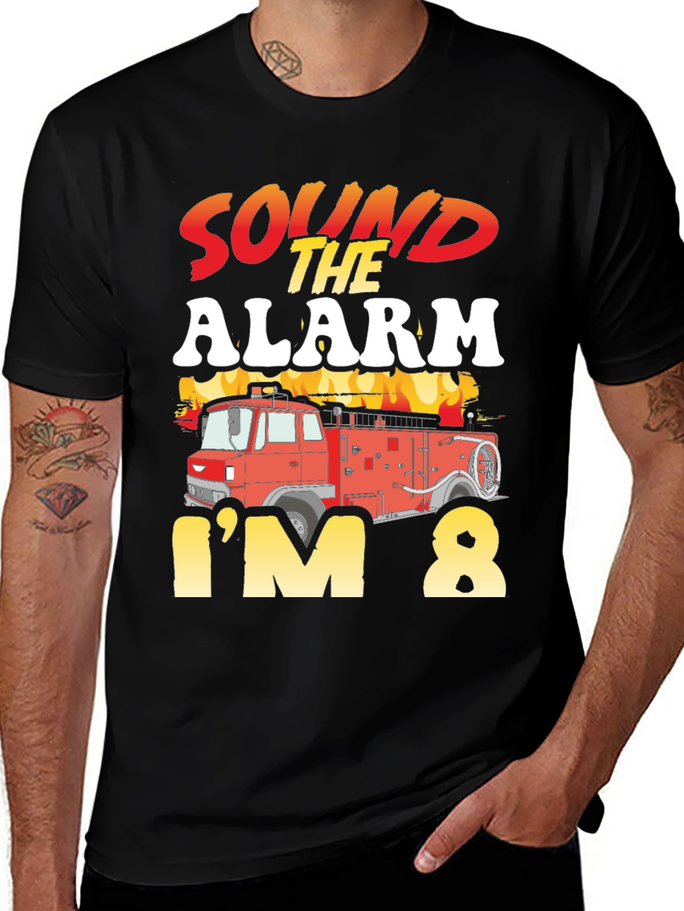 Sound The Alarm Im 8 T-Shirt