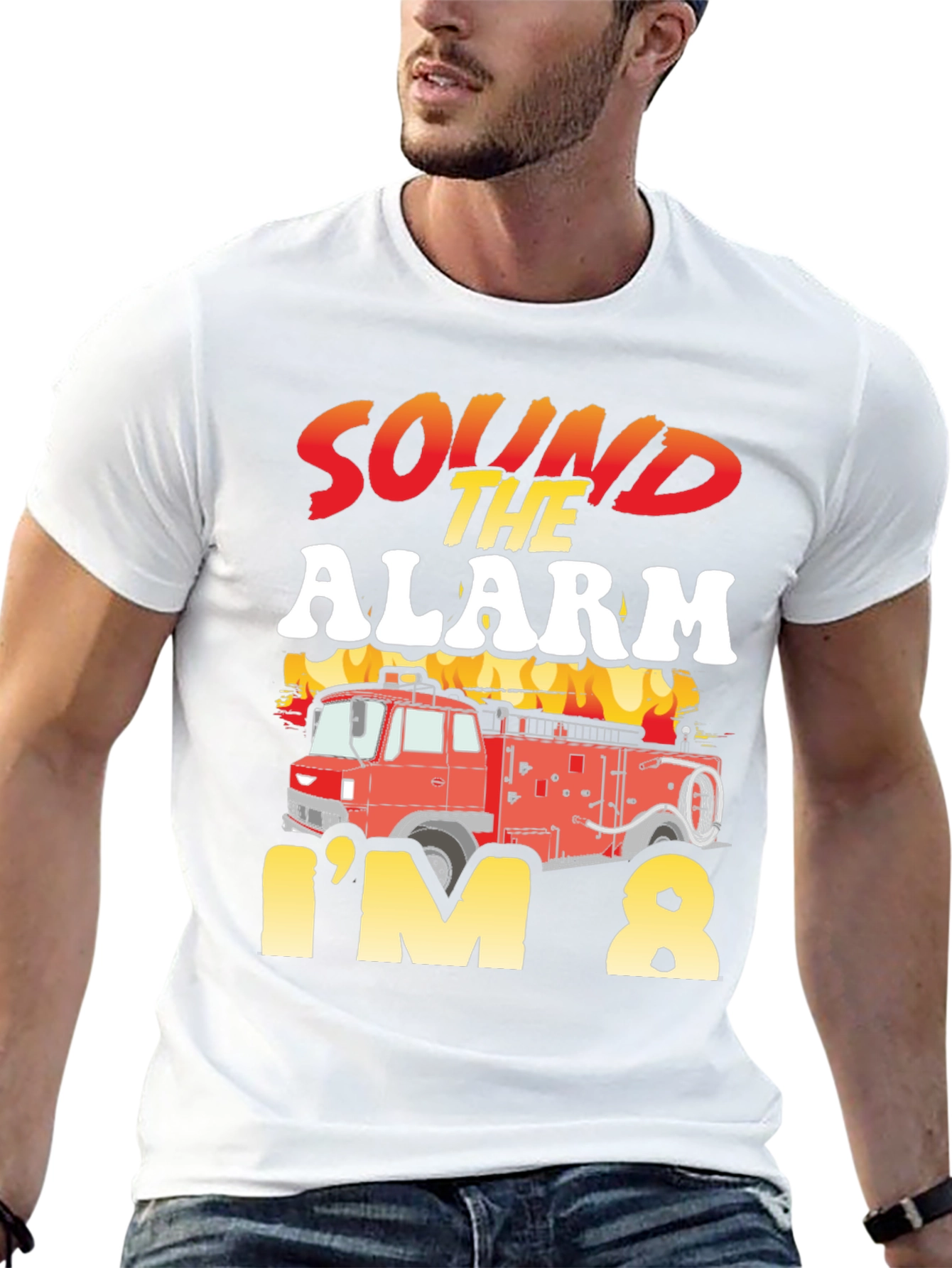 Sound The Alarm Im 8 T-Shirt