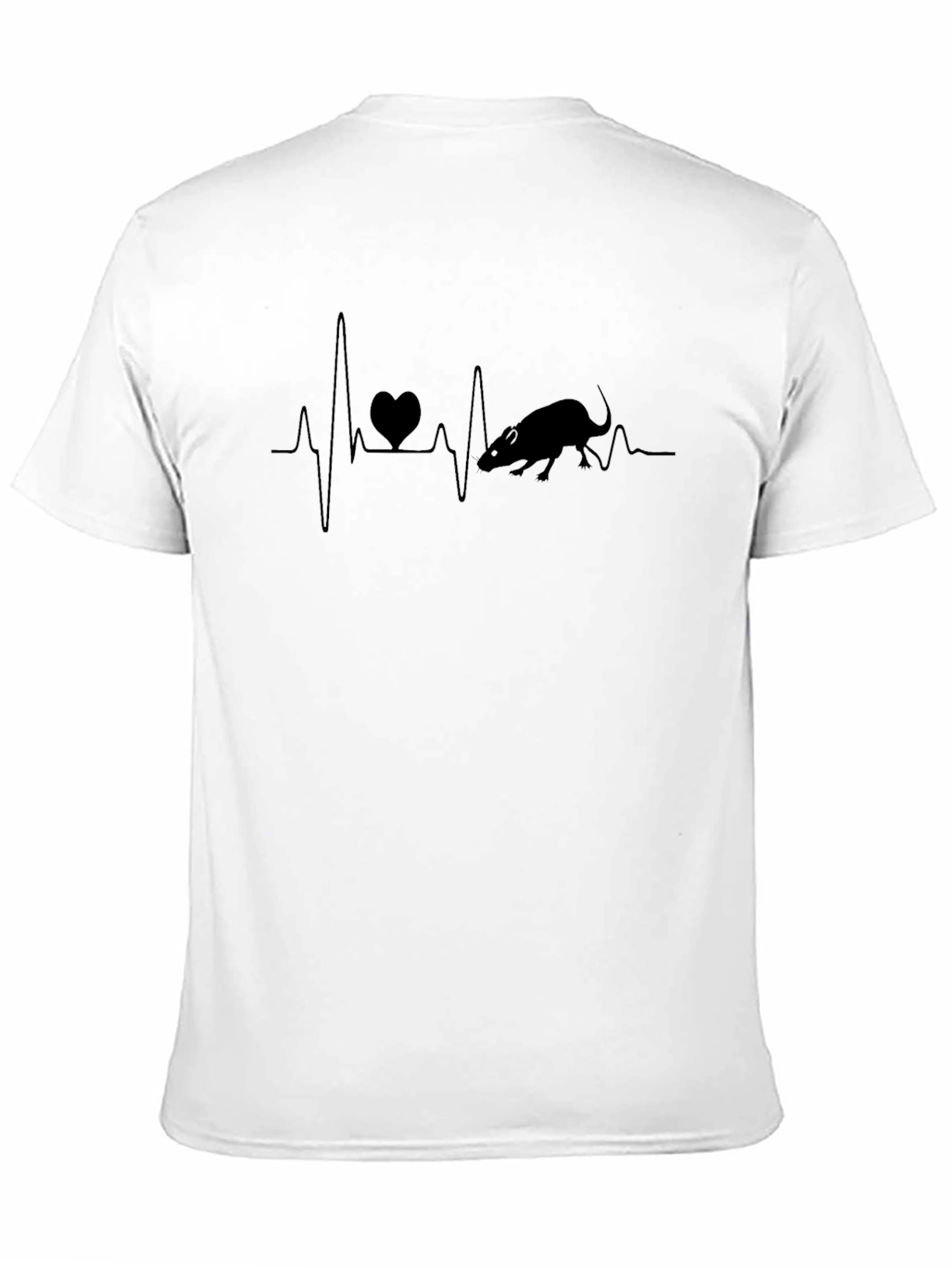 Rat Heartbeat T-Shirt - Love for Rats!