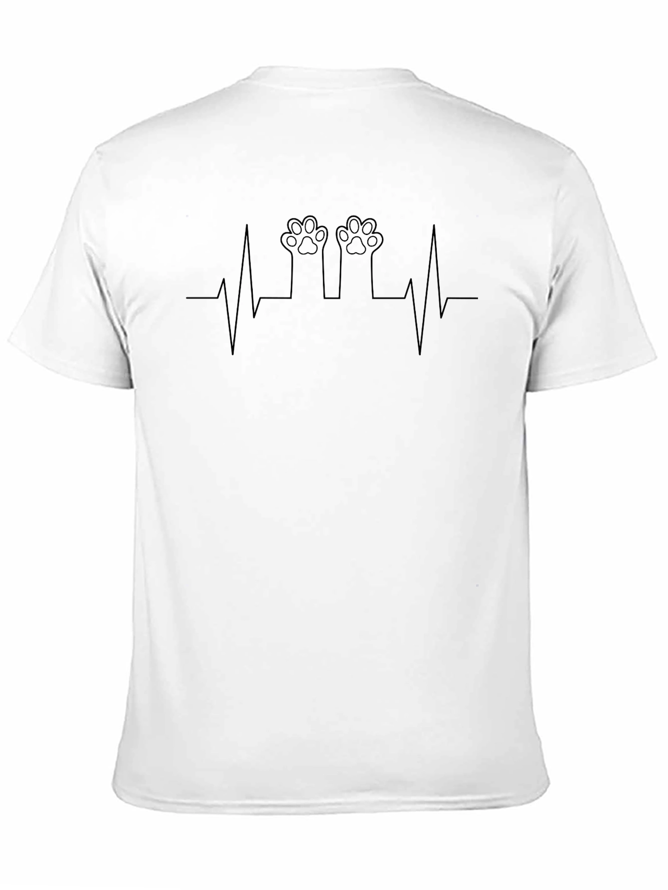 Heartbeat Paw Print T-Shirt
