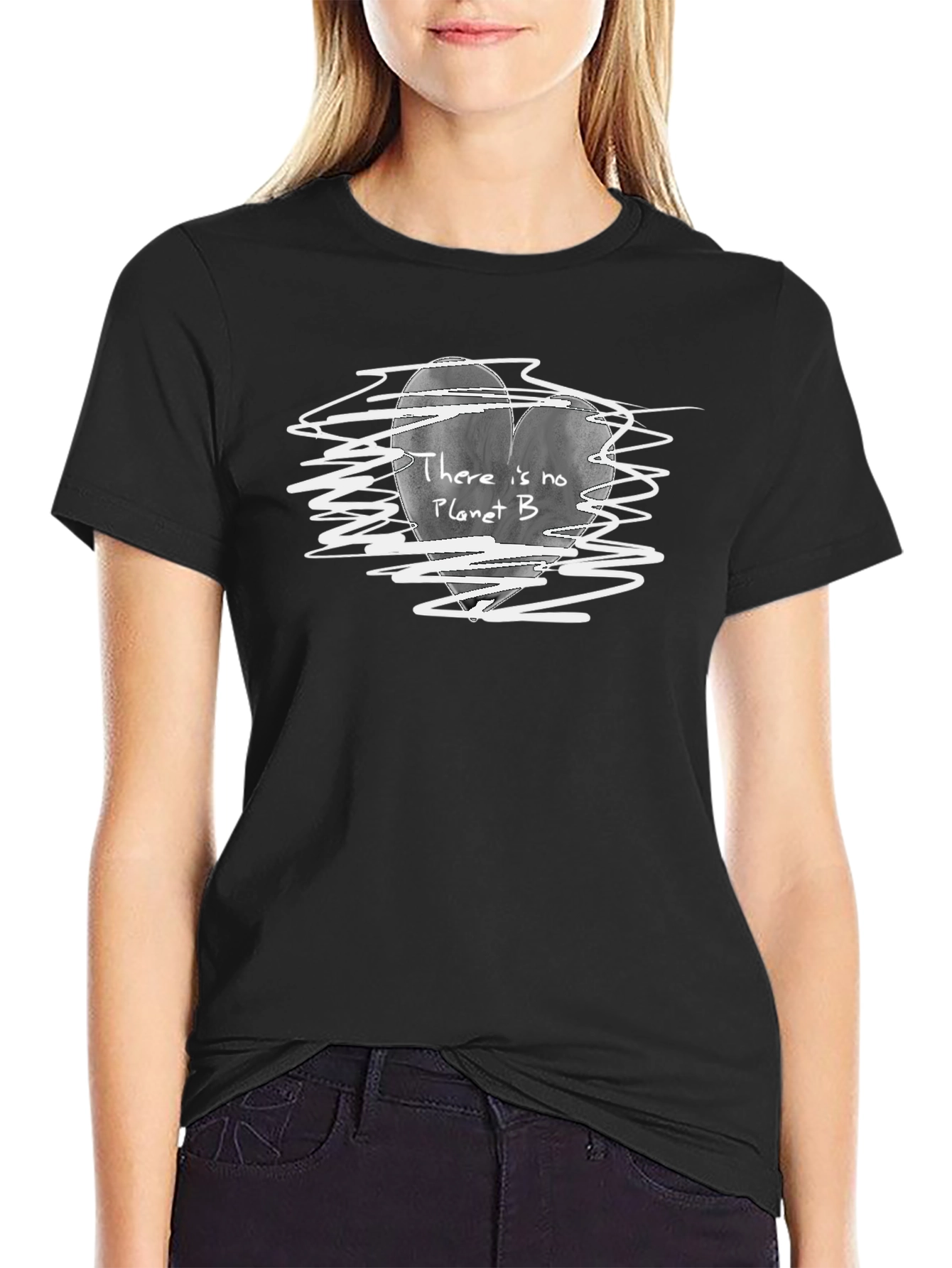 There Is No Planet B Graphic Tee - Black