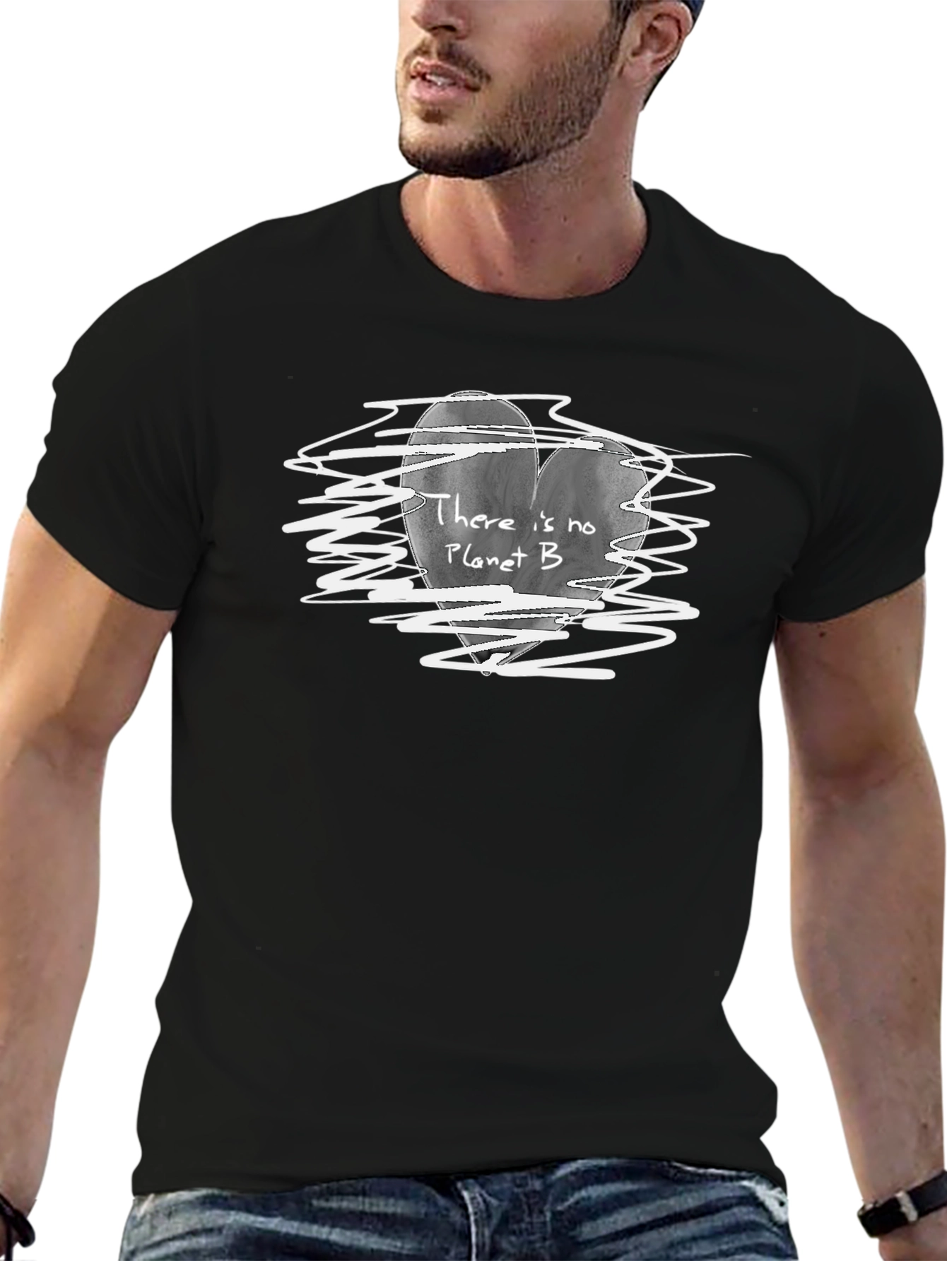 There Is No Planet B Graphic Tee - Black
