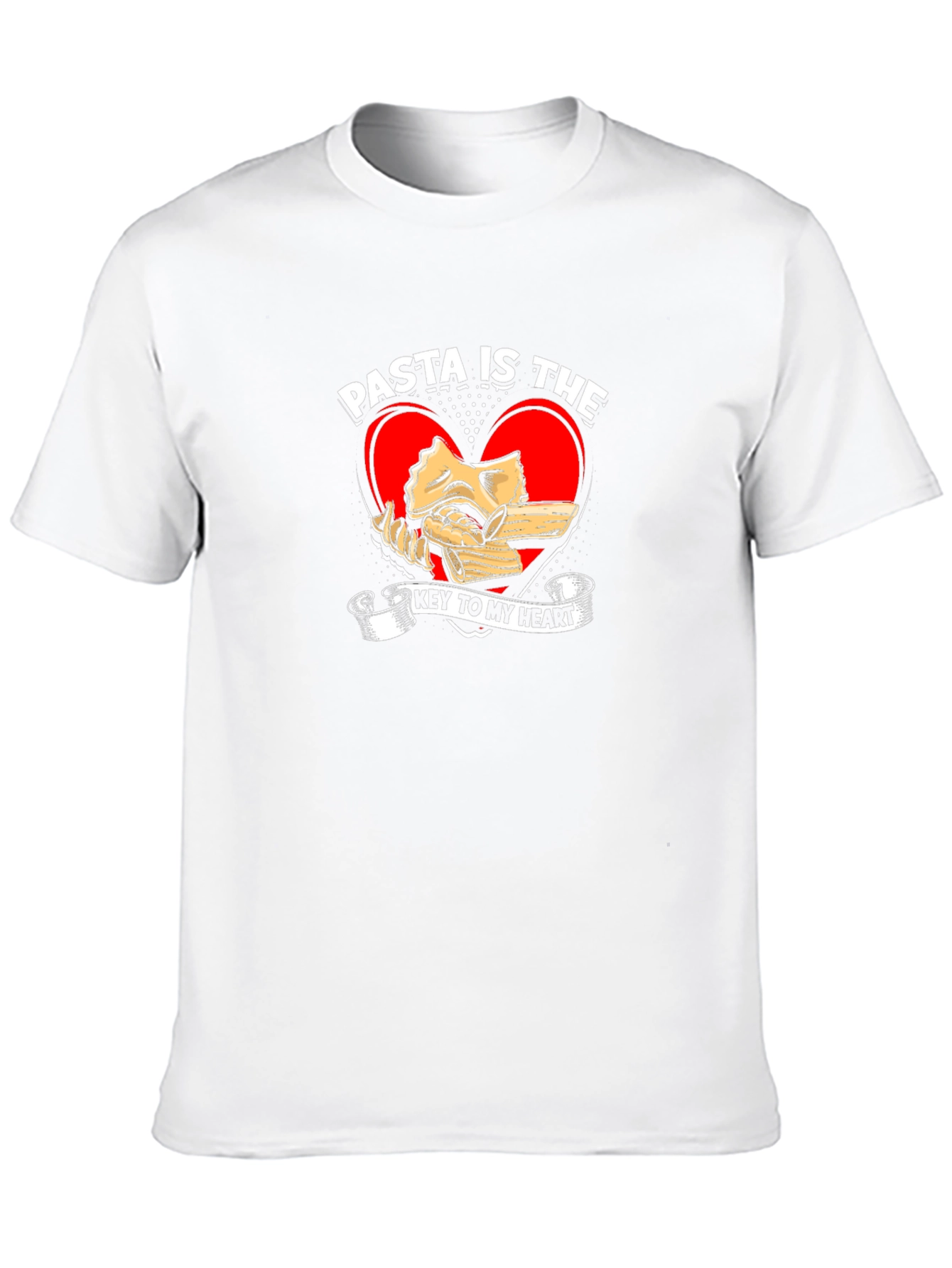 Pasta is the Key to My Heart Graphic T-Shirt