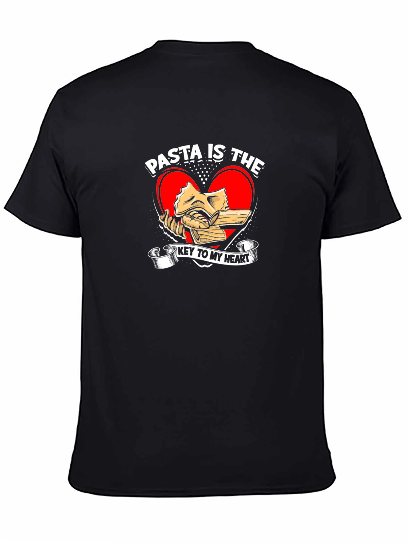 Pasta is the Key to My Heart Graphic T-Shirt