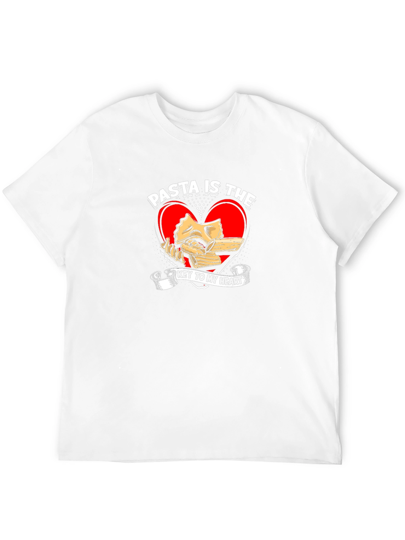 Pasta is the Key to My Heart Graphic T-Shirt