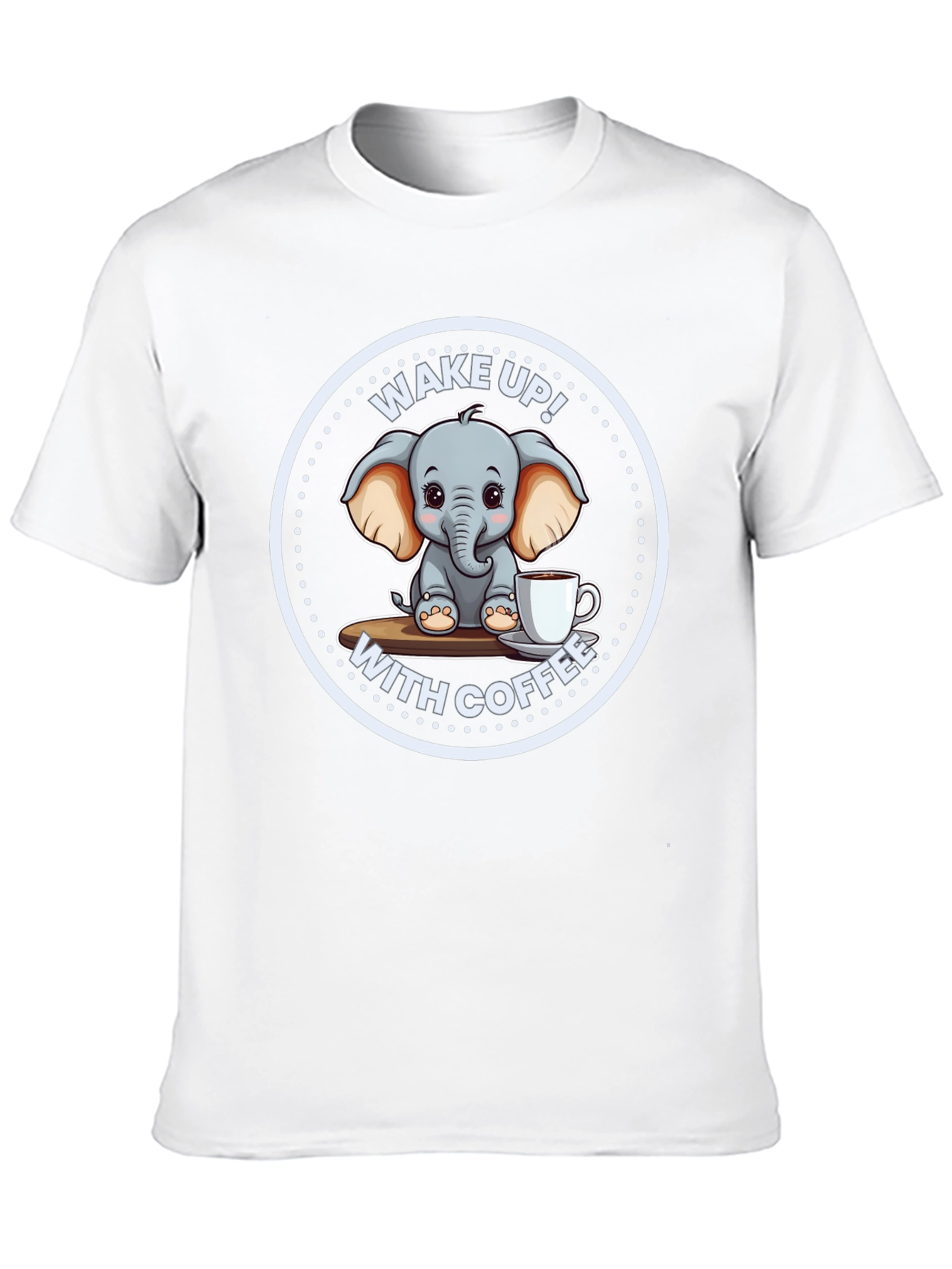 Cute Elephant Coffee T-Shirt
