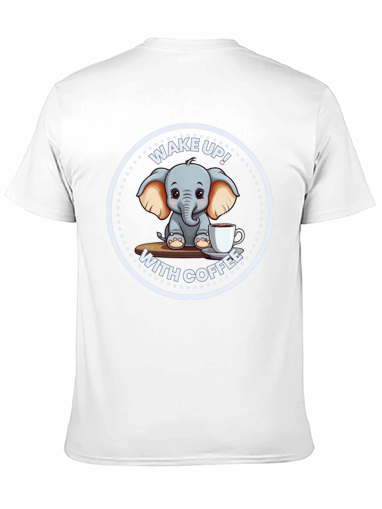 Cute Elephant Coffee T-Shirt