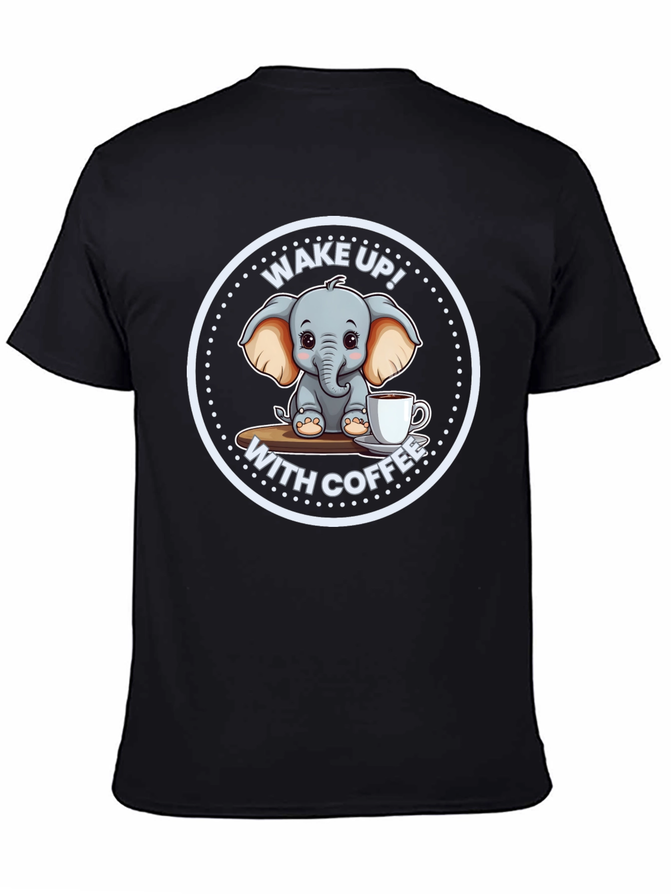 Cute Elephant Coffee T-Shirt