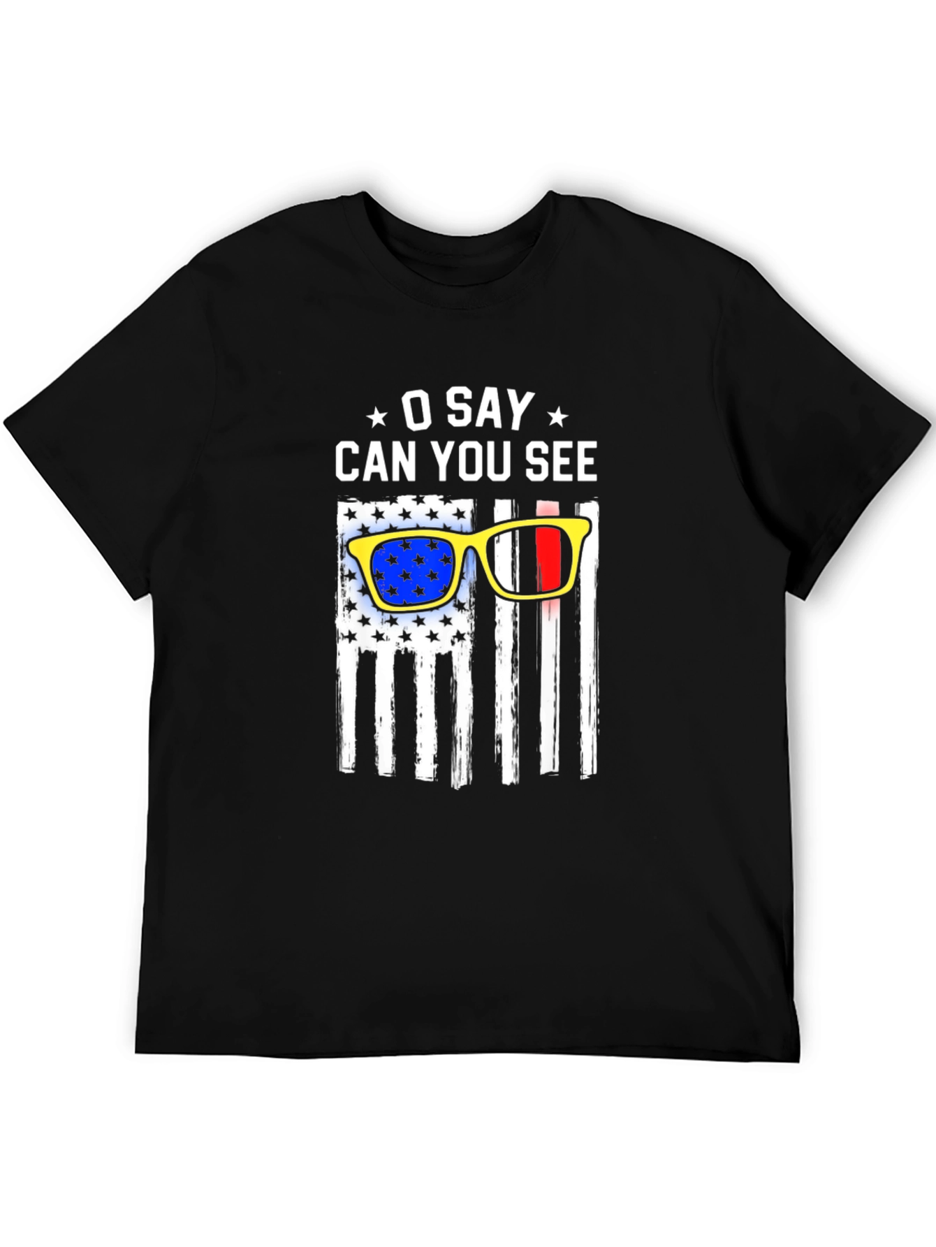 O Say Can You See Patriotic USA Flag T-Shirt