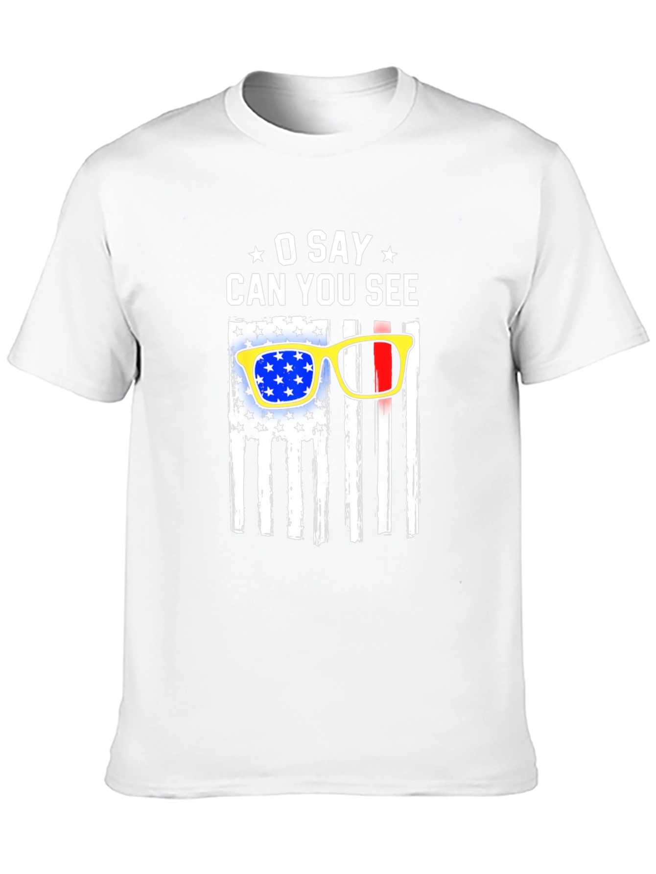 O Say Can You See Patriotic USA Flag T-Shirt