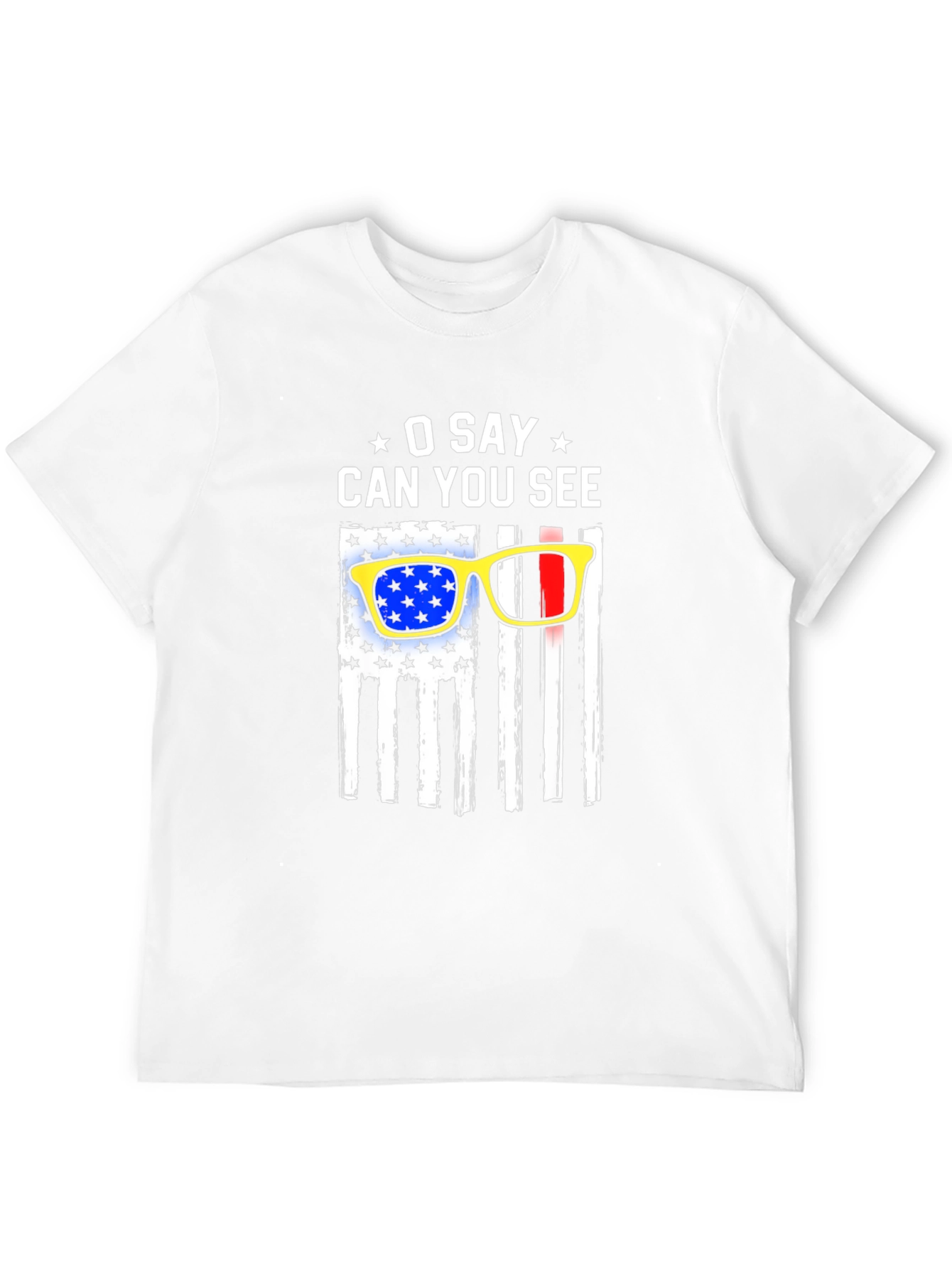 O Say Can You See Patriotic USA Flag T-Shirt