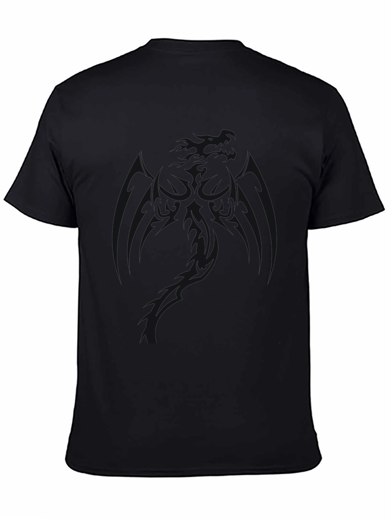Classic Black Crew Neck T-Shirt
