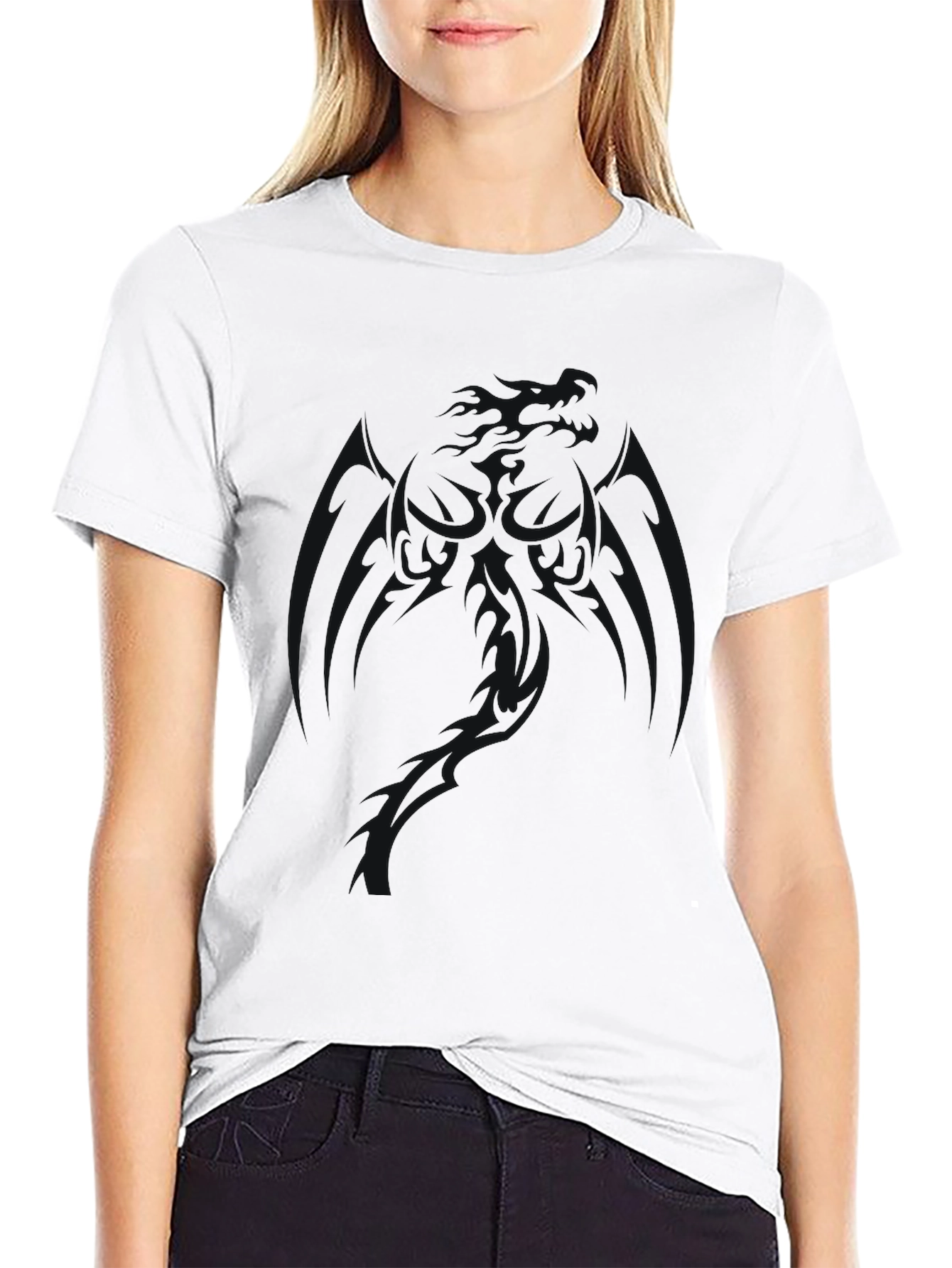 Classic Black Crew Neck T-Shirt