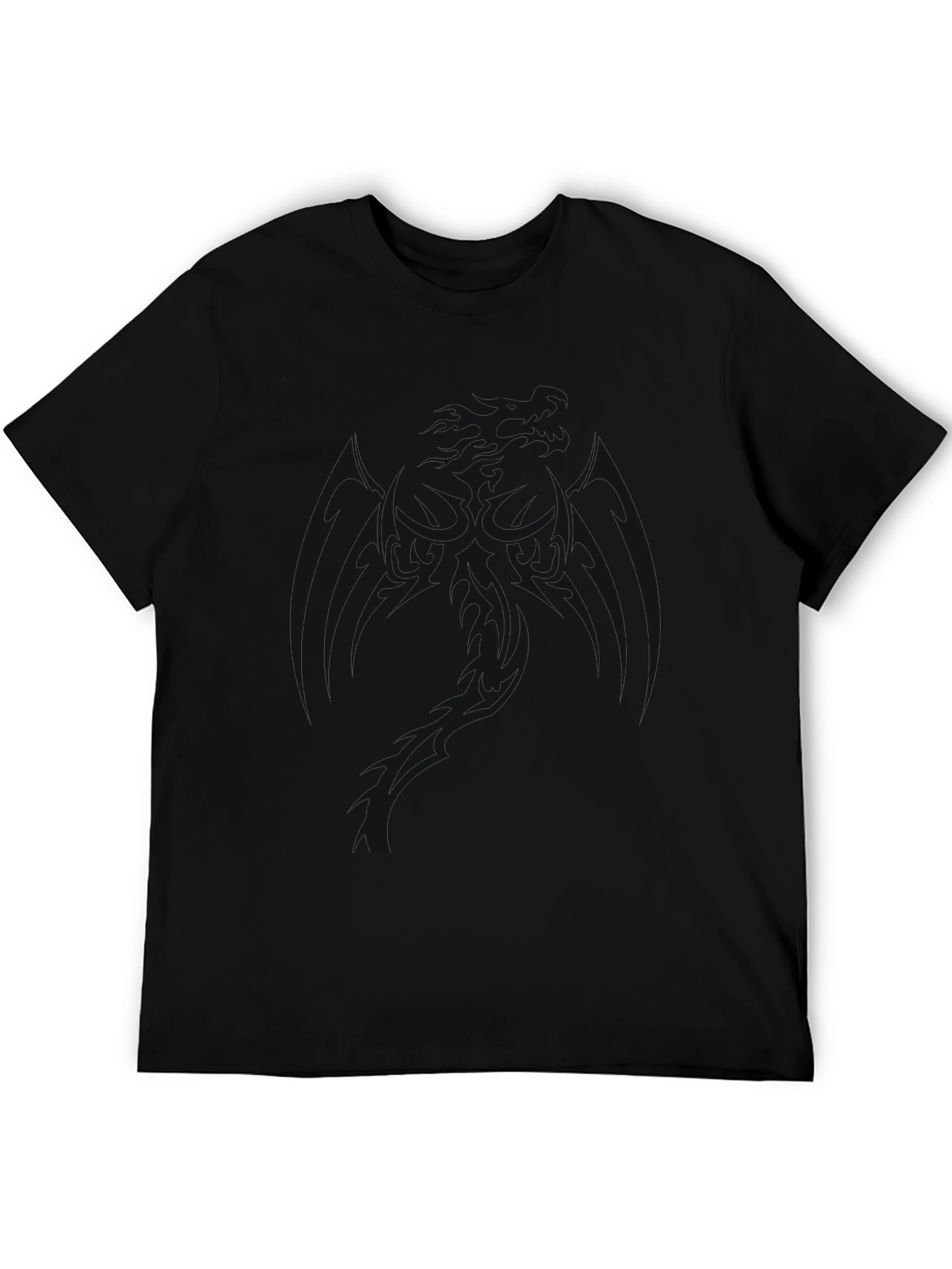 Classic Black Crew Neck T-Shirt