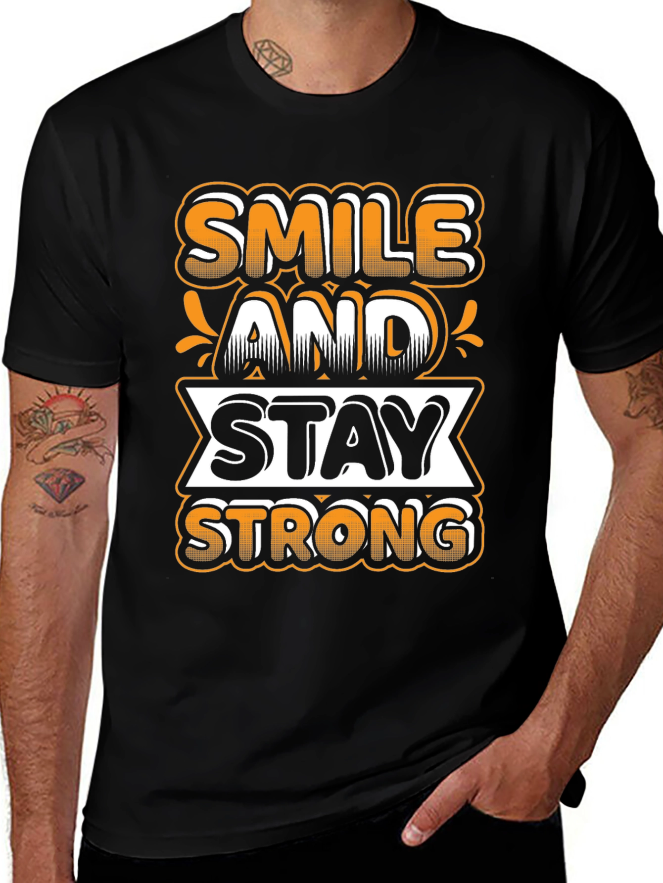 Smile and Stay Strong Graphic Tee
