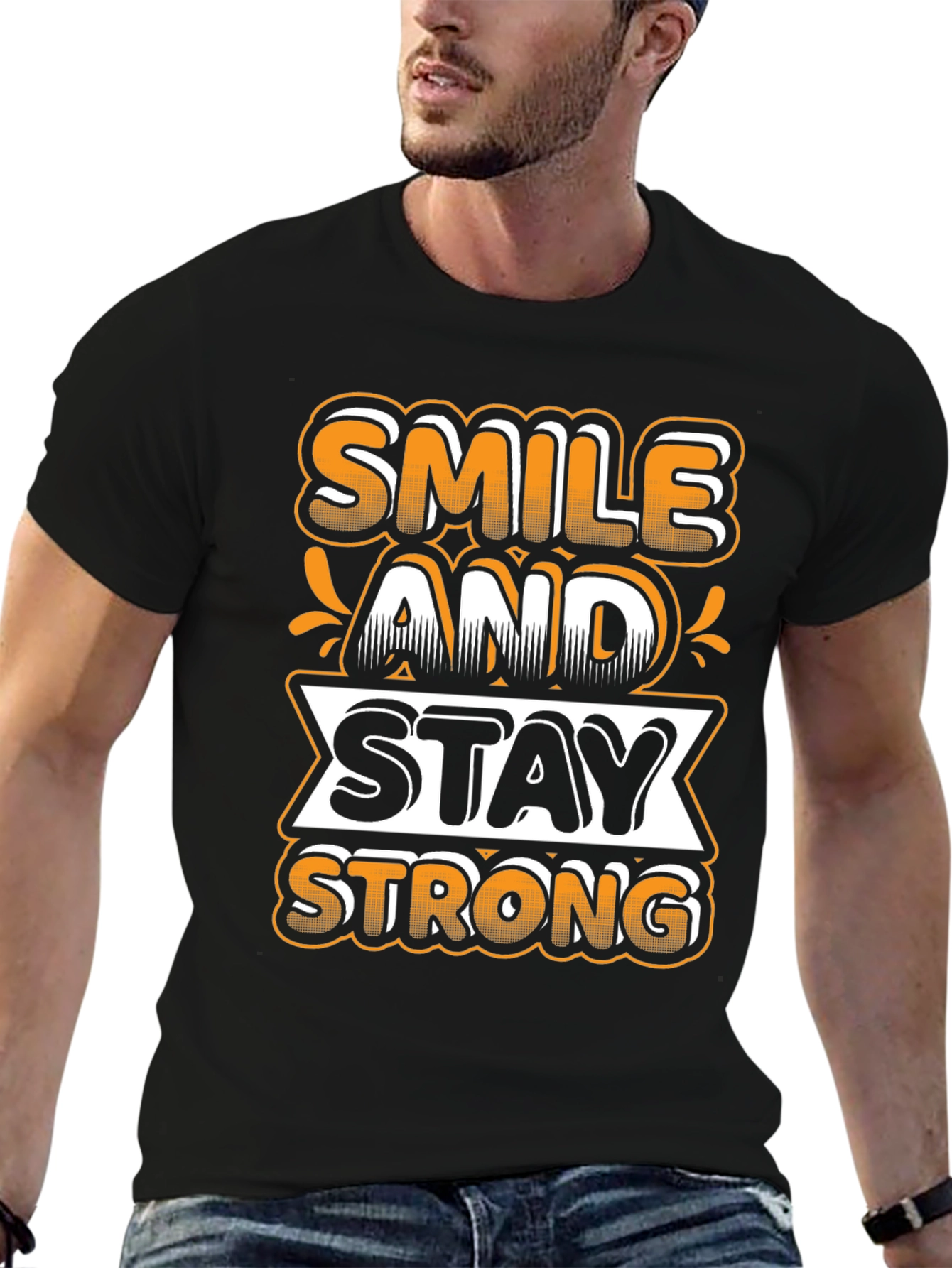 Smile and Stay Strong Graphic Tee