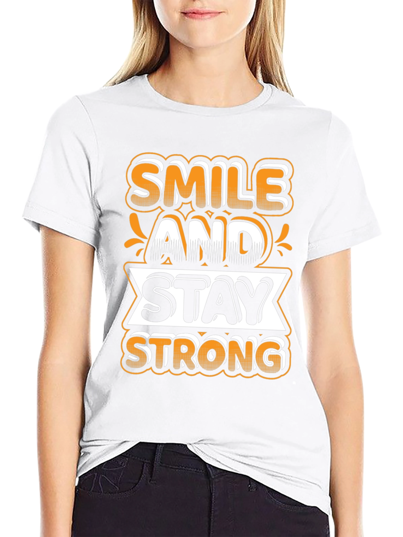 Smile and Stay Strong Graphic Tee