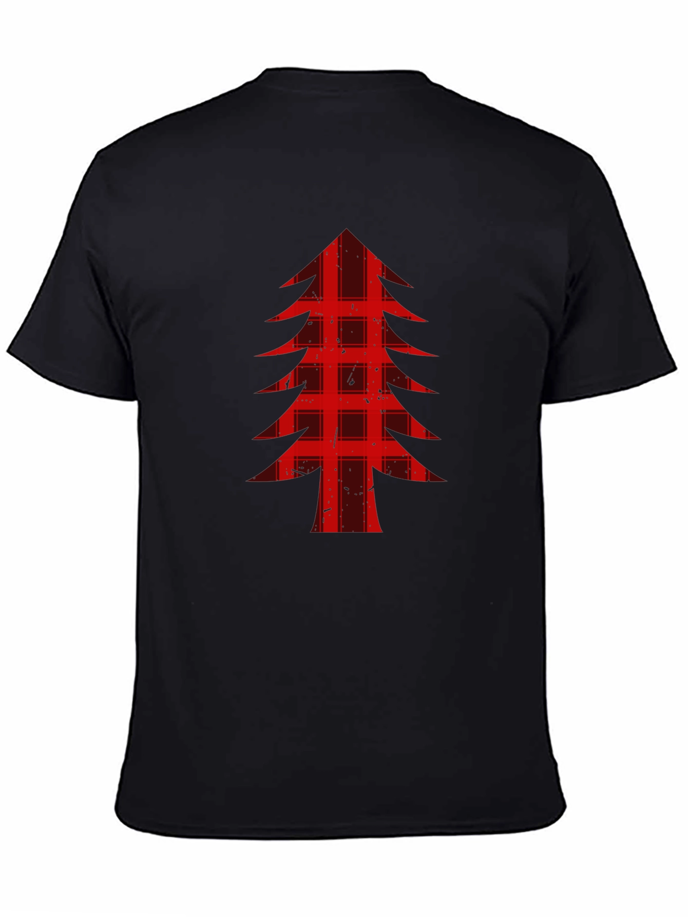 Buffalo Plaid Christmas Tree Graphic Tee