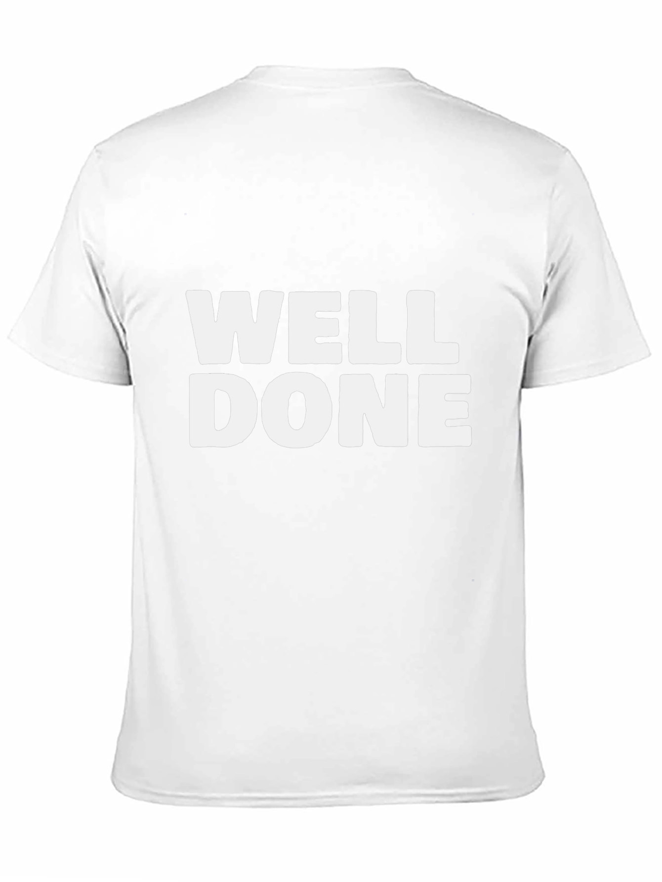 Well Done Graphic Tee - Black Cotton T-Shirt