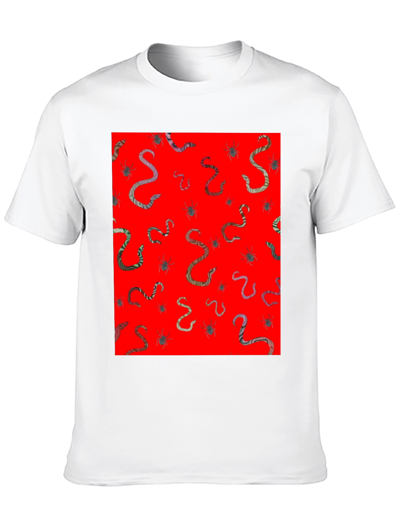 Creepy Crawly Red Graphic Tee