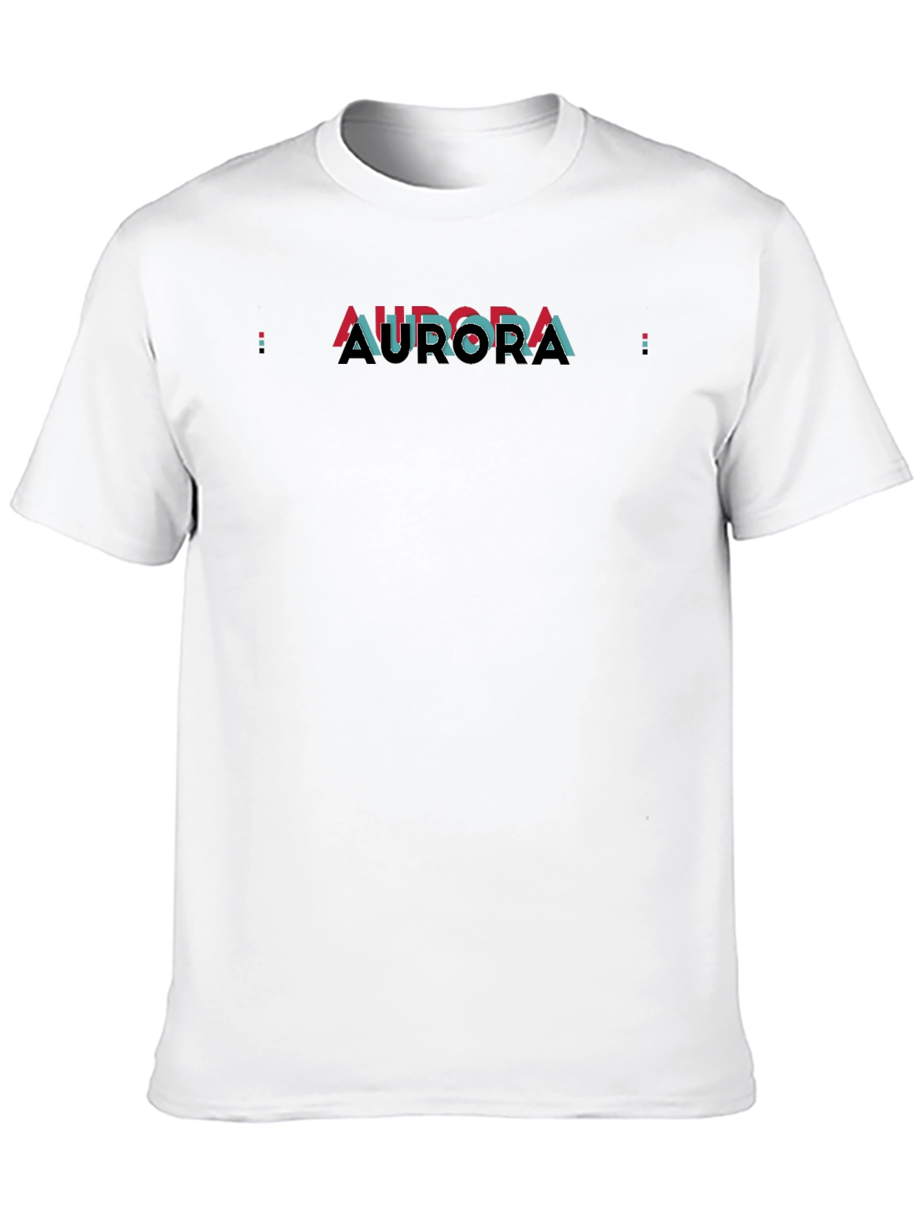 Aurora Graphic Print Black T-Shirt