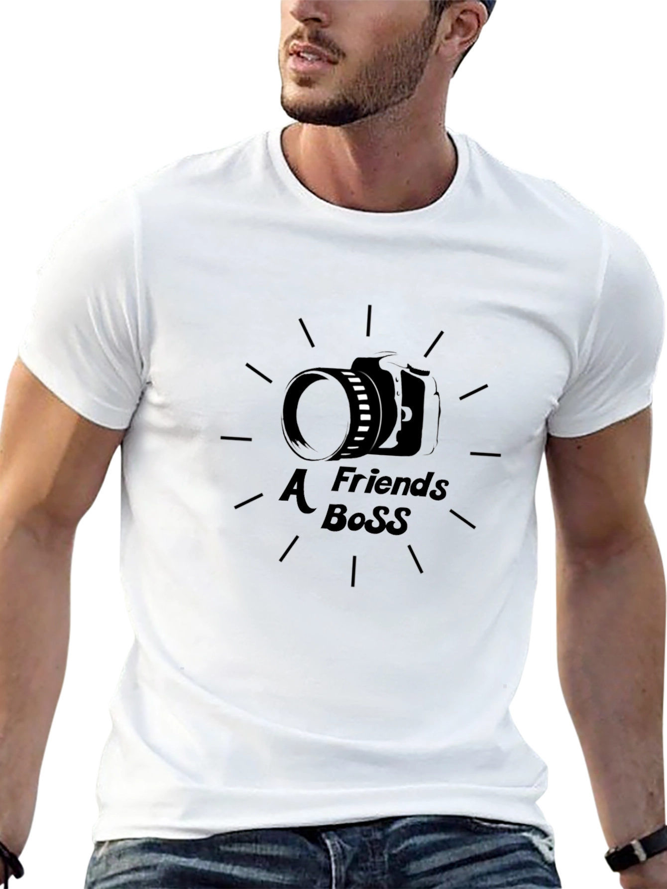 A Friends Boss Graphic Print T-Shirt