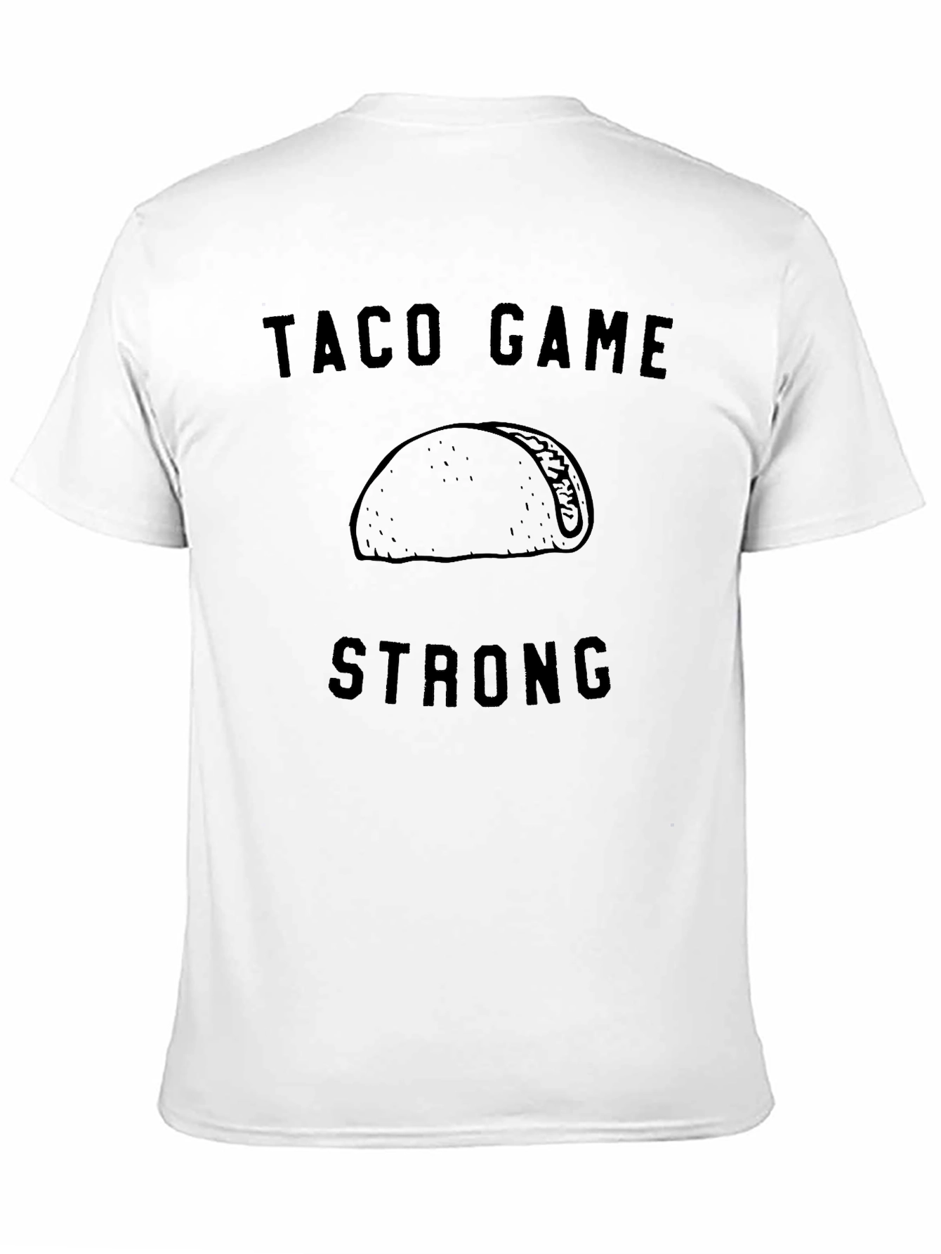 Taco Game Strong Black Graphic Tee