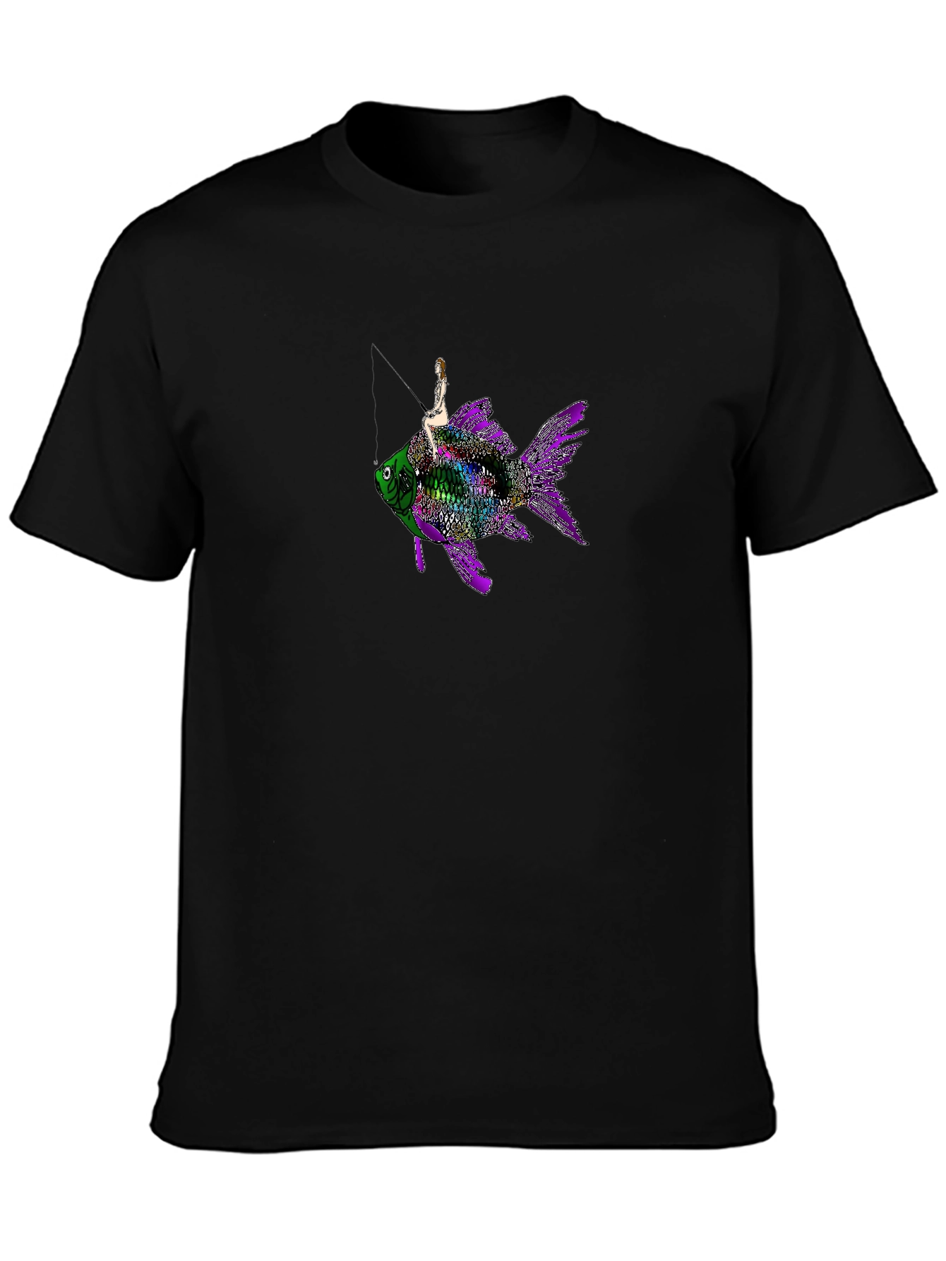 Fantasy Fish Rider T-Shirt