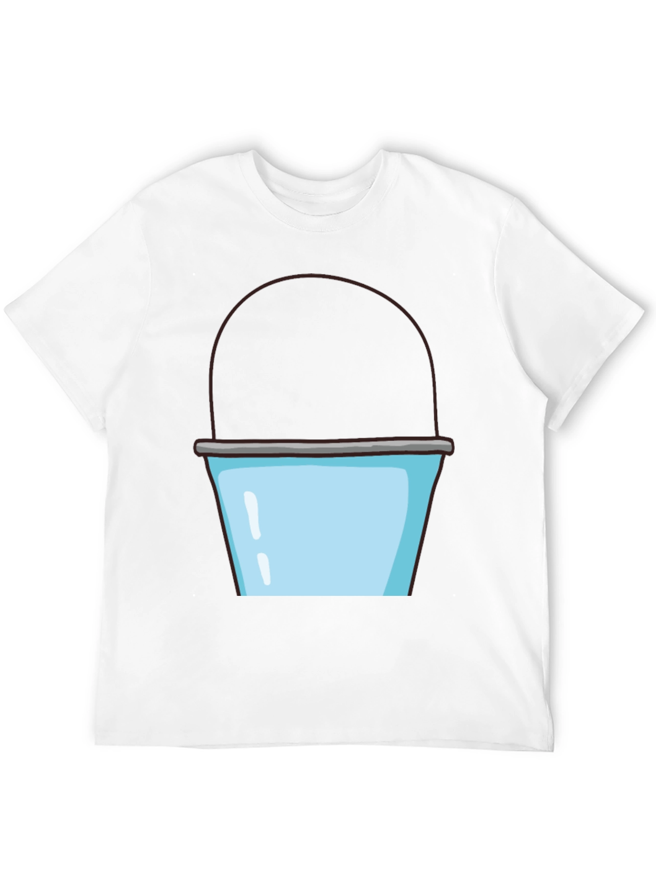 Bucket Graphic T-Shirt - Fun Novelty Tee