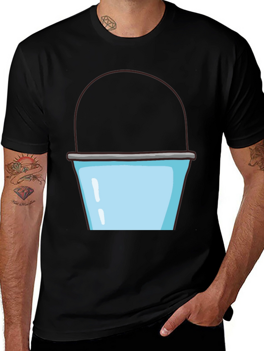 Bucket Graphic T-Shirt - Fun Novelty Tee