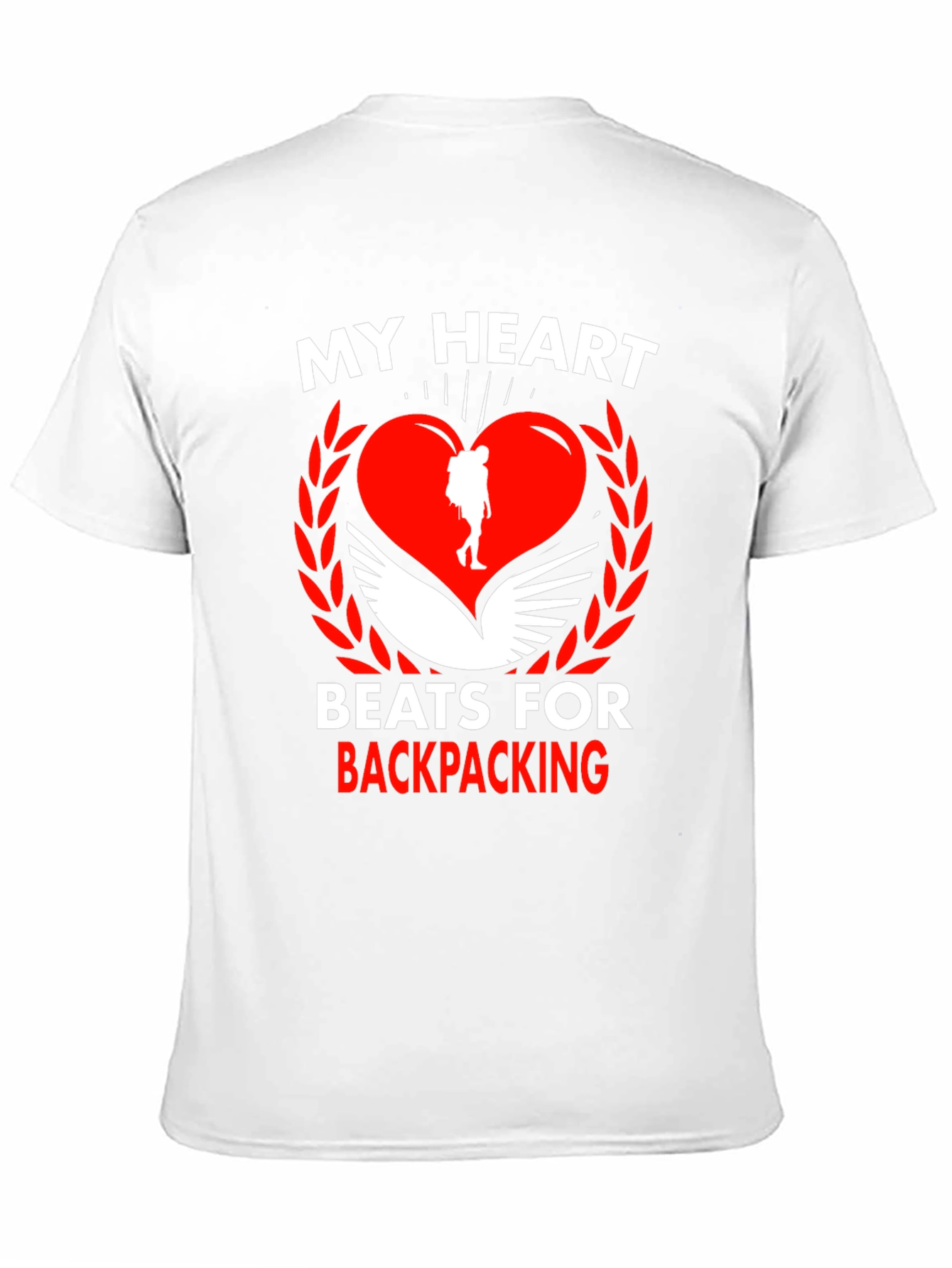 Backpacking Heart Graphic Tee - Adventure Ready!