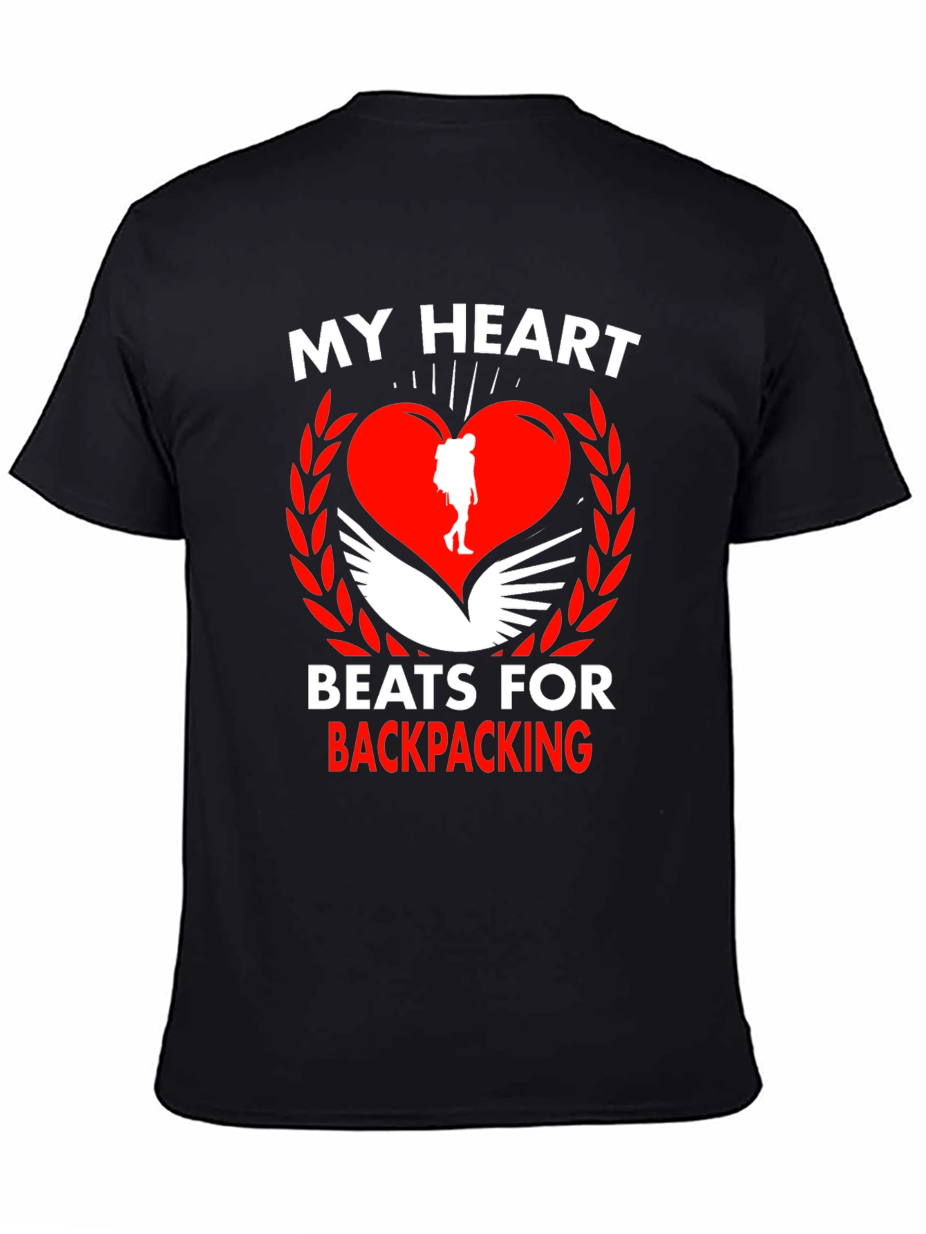 Backpacking Heart Graphic Tee - Adventure Ready!