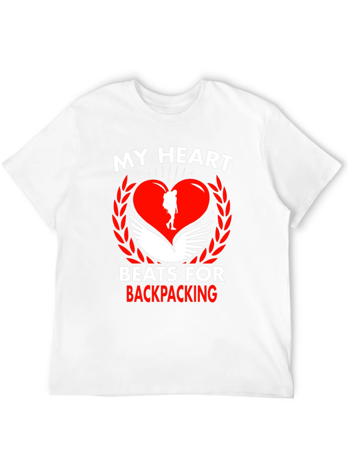 Backpacking Heart Graphic Tee - Adventure Ready!