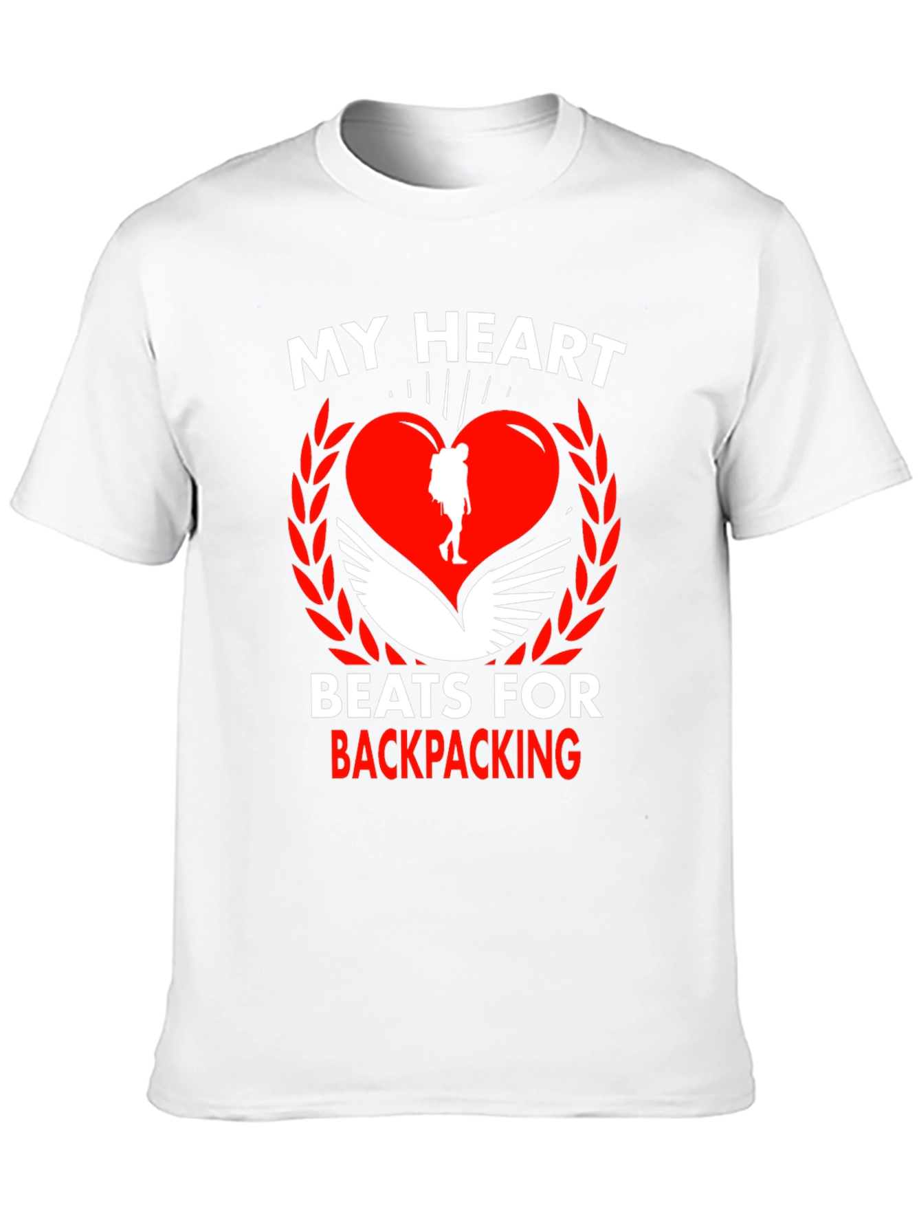 Backpacking Heart Graphic Tee - Adventure Ready!