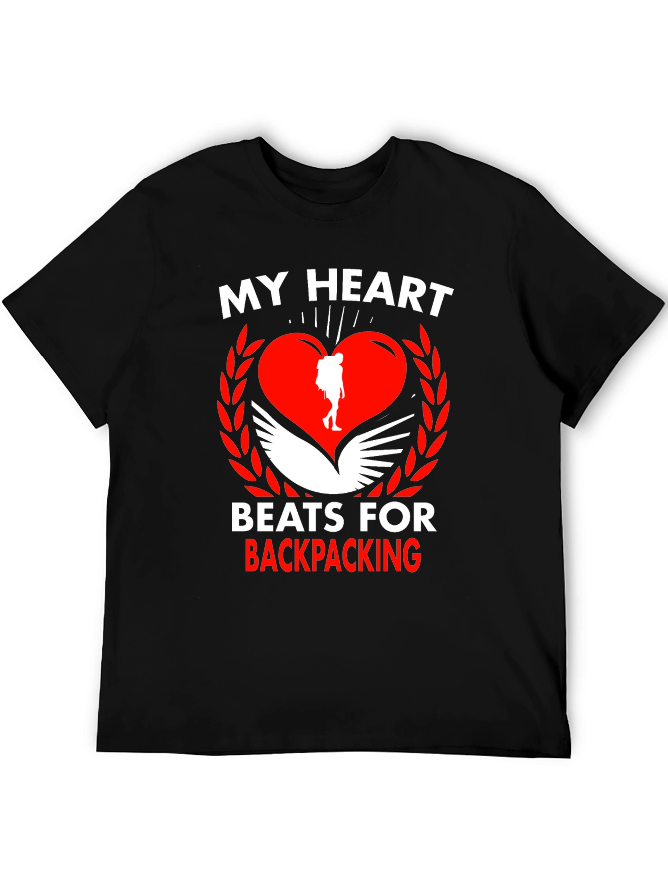 Backpacking Heart Graphic Tee - Adventure Ready!