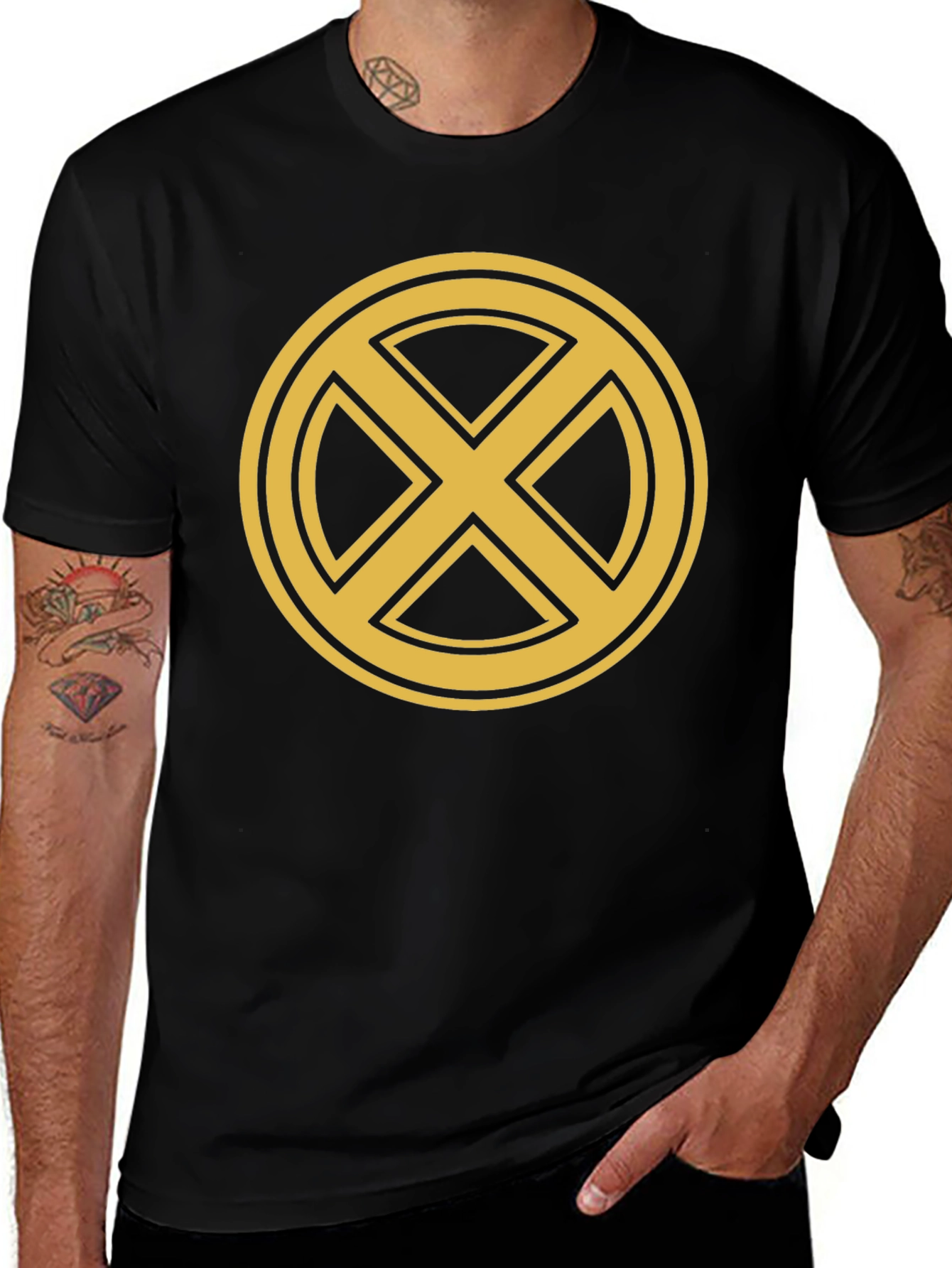 X-Men Logo T-Shirt - Classic Comic Book Style