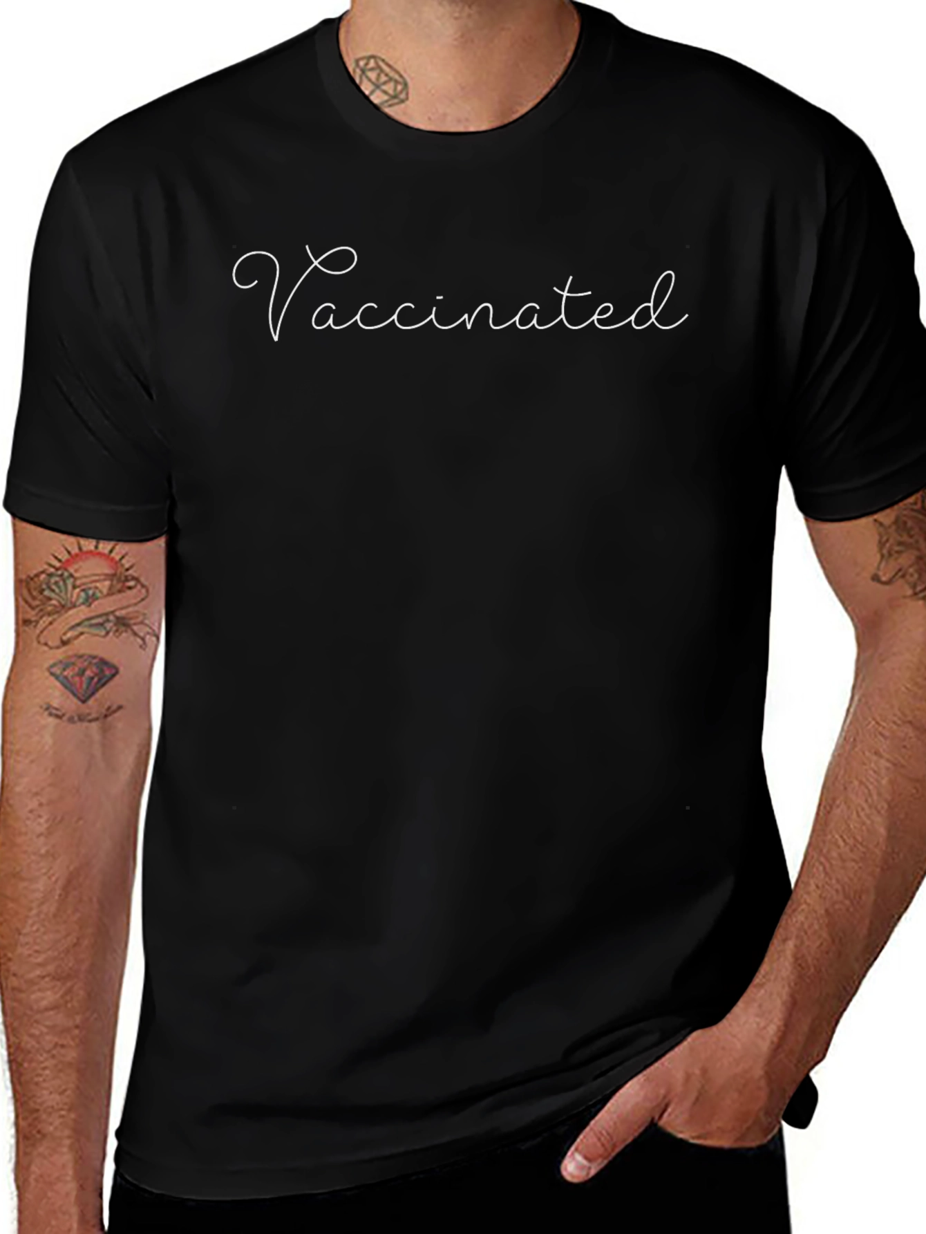 Vaccinated T-Shirt - Show Your Status!