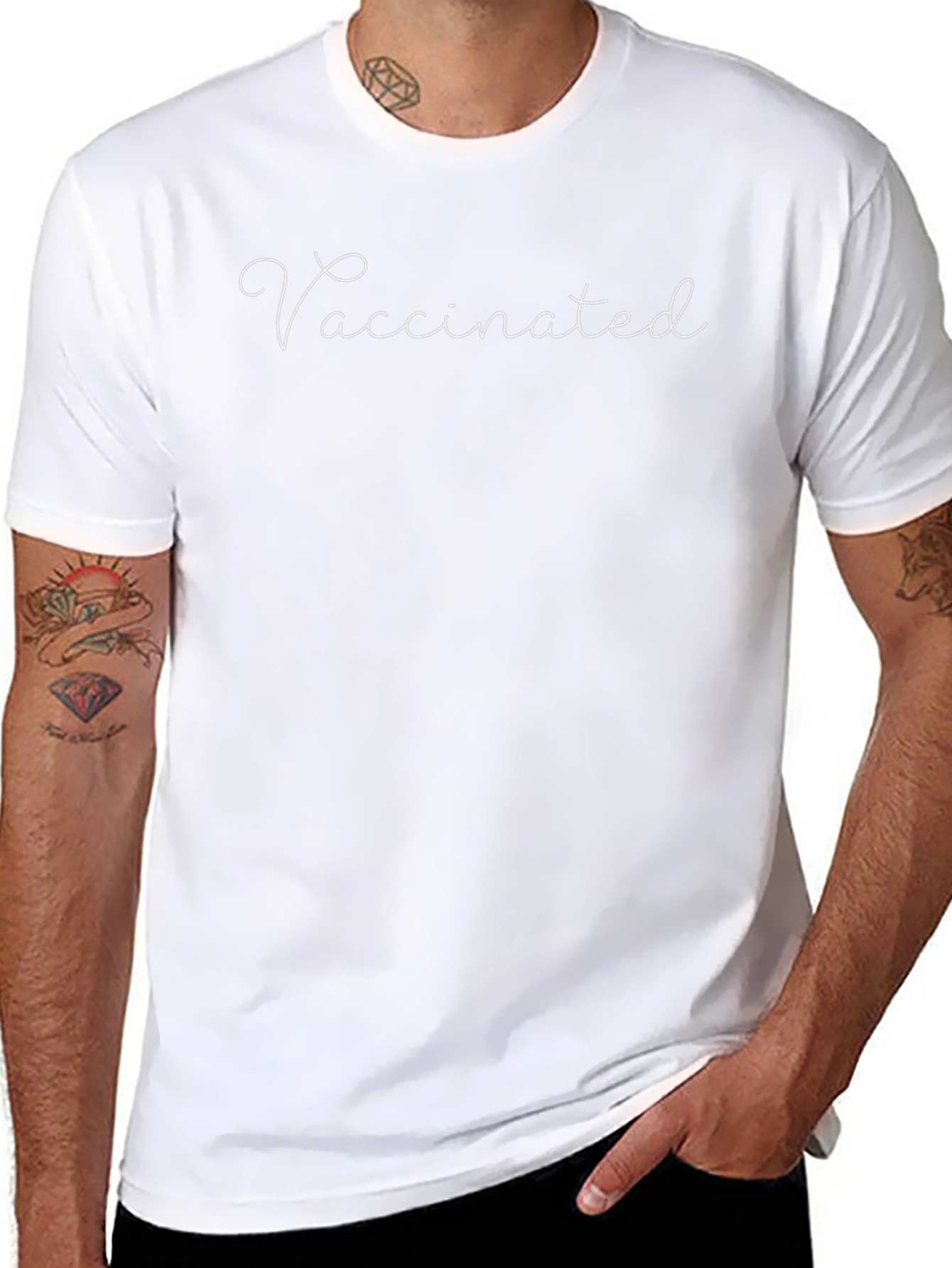 Vaccinated T-Shirt - Show Your Status!