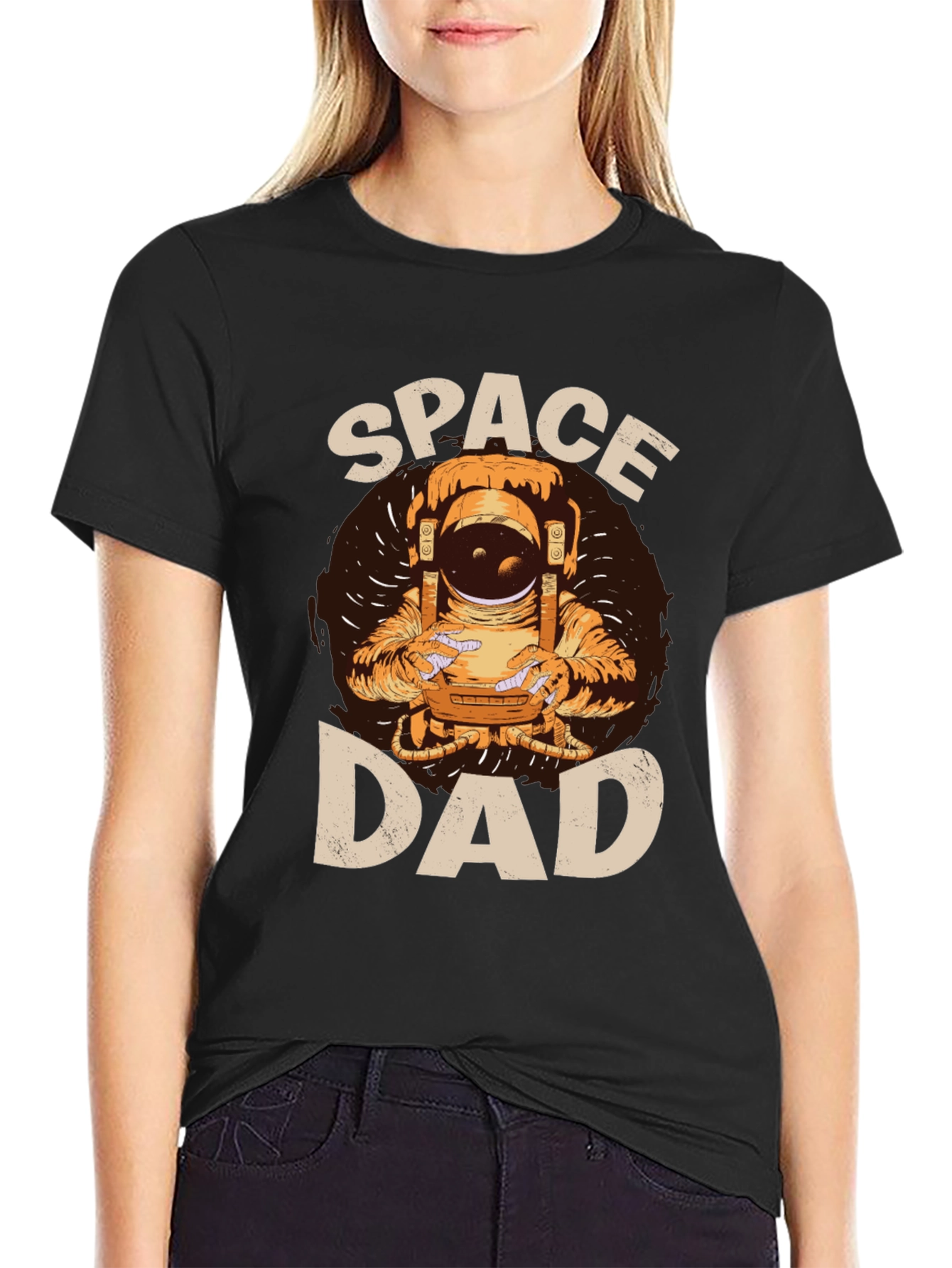 Space Dad T-Shirt - Astronaut Graphic Tee