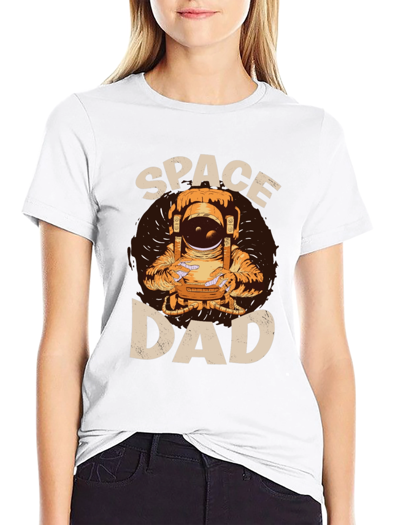Space Dad T-Shirt - Astronaut Graphic Tee