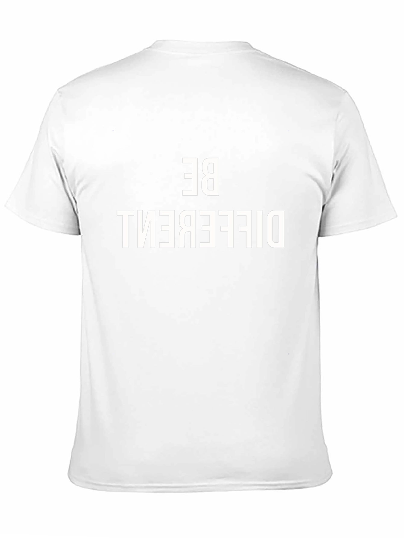 Be Different Graphic Print Tee - Black