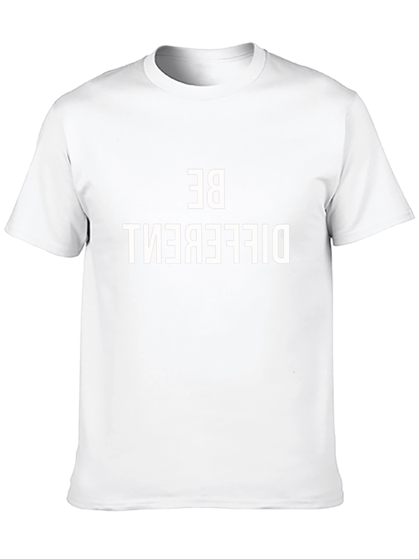 Be Different Graphic Print Tee - Black