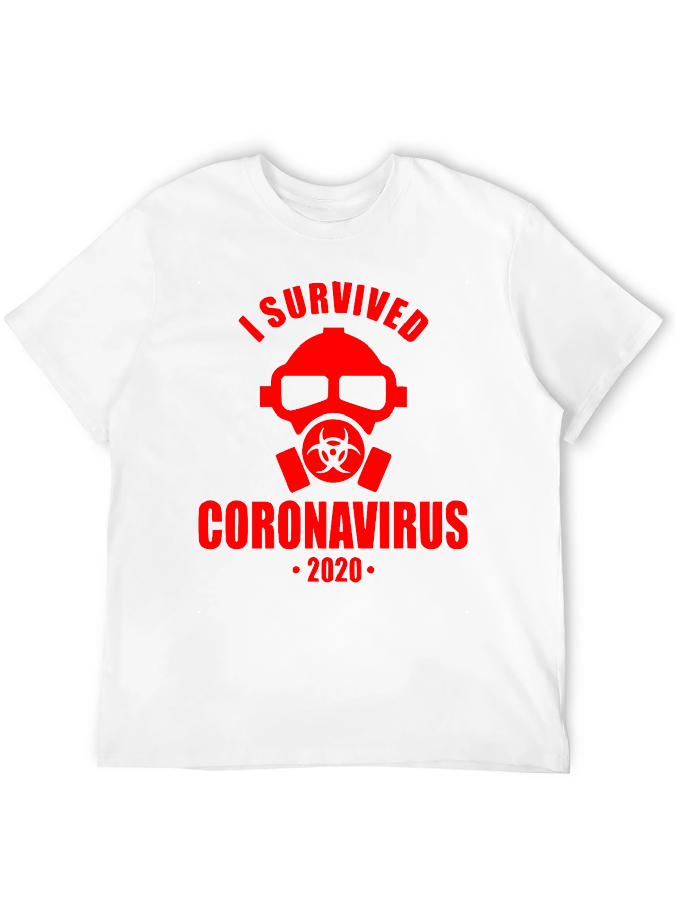 I Survived Coronavirus 2020 Black T-Shirt